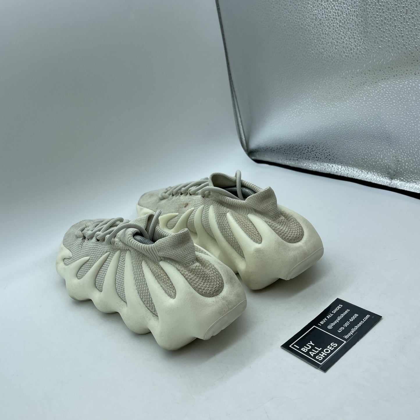 Size 14 - adidas Yeezy 450 Cloud White Suede (H68038)