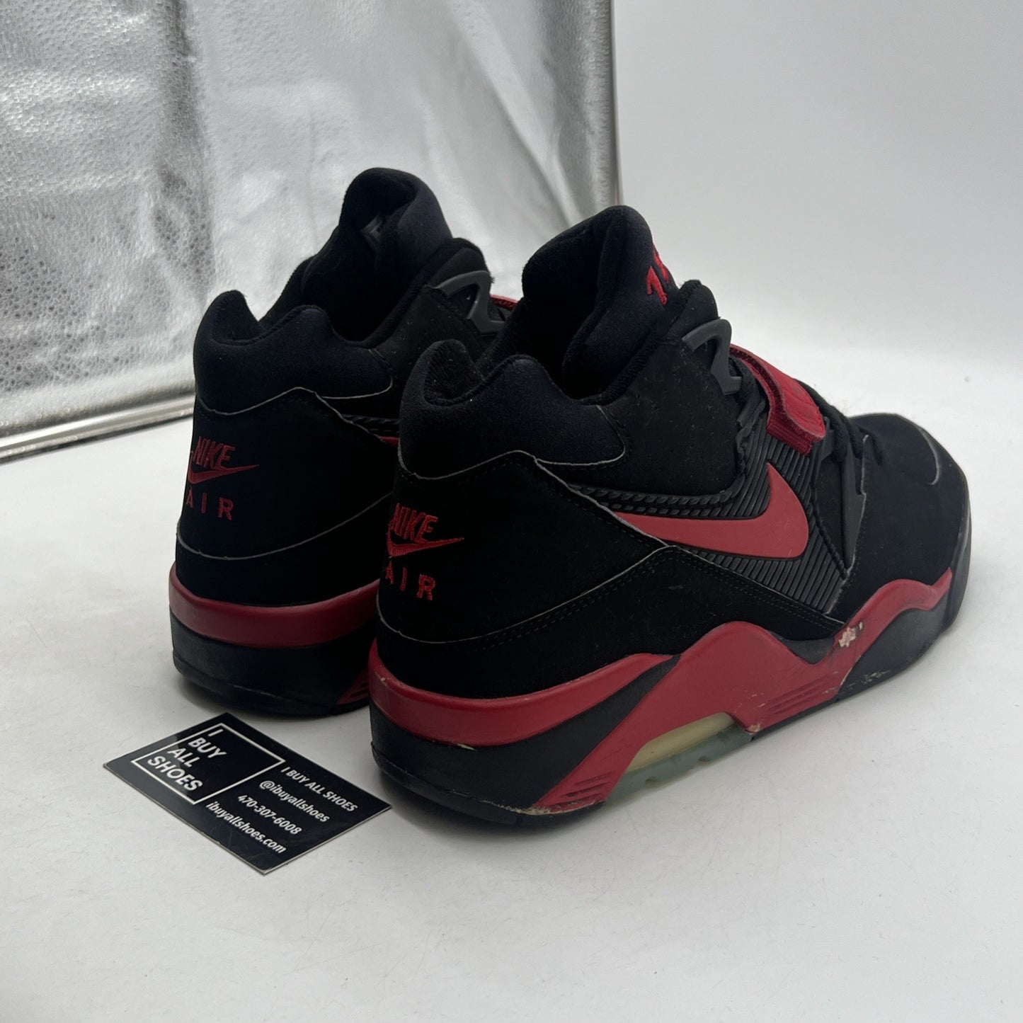 Size 13 - Nike Air Force 180 Black (310095-061)