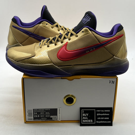 Size 14 - Nike Zoom Kobe 5 Protro x Undefeated Hall Of Fame (DA6809-700)