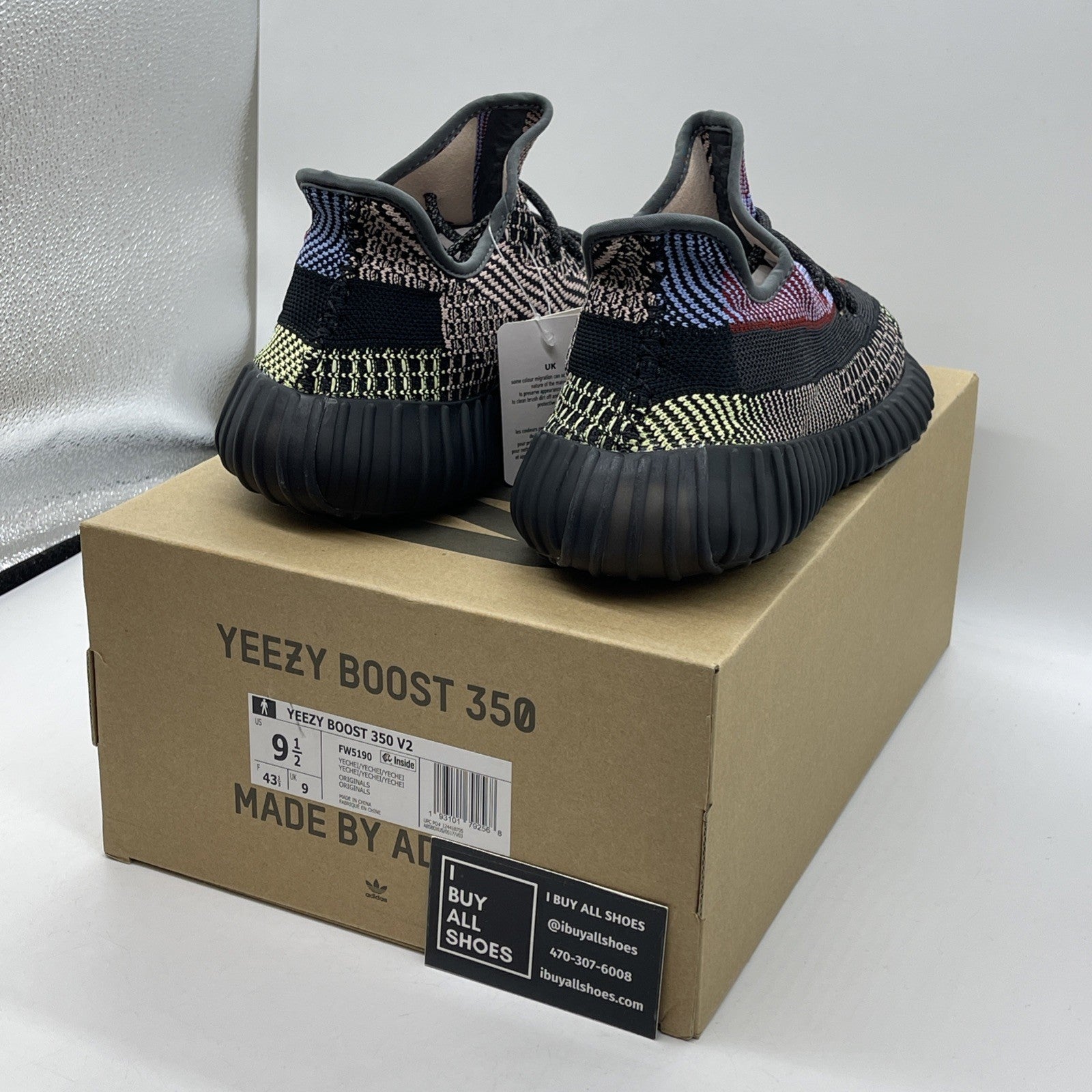 Size 9.5 - adidas Yeezy Boost 350 V2 Yecheil Non-Reflective Suede (FW5190)