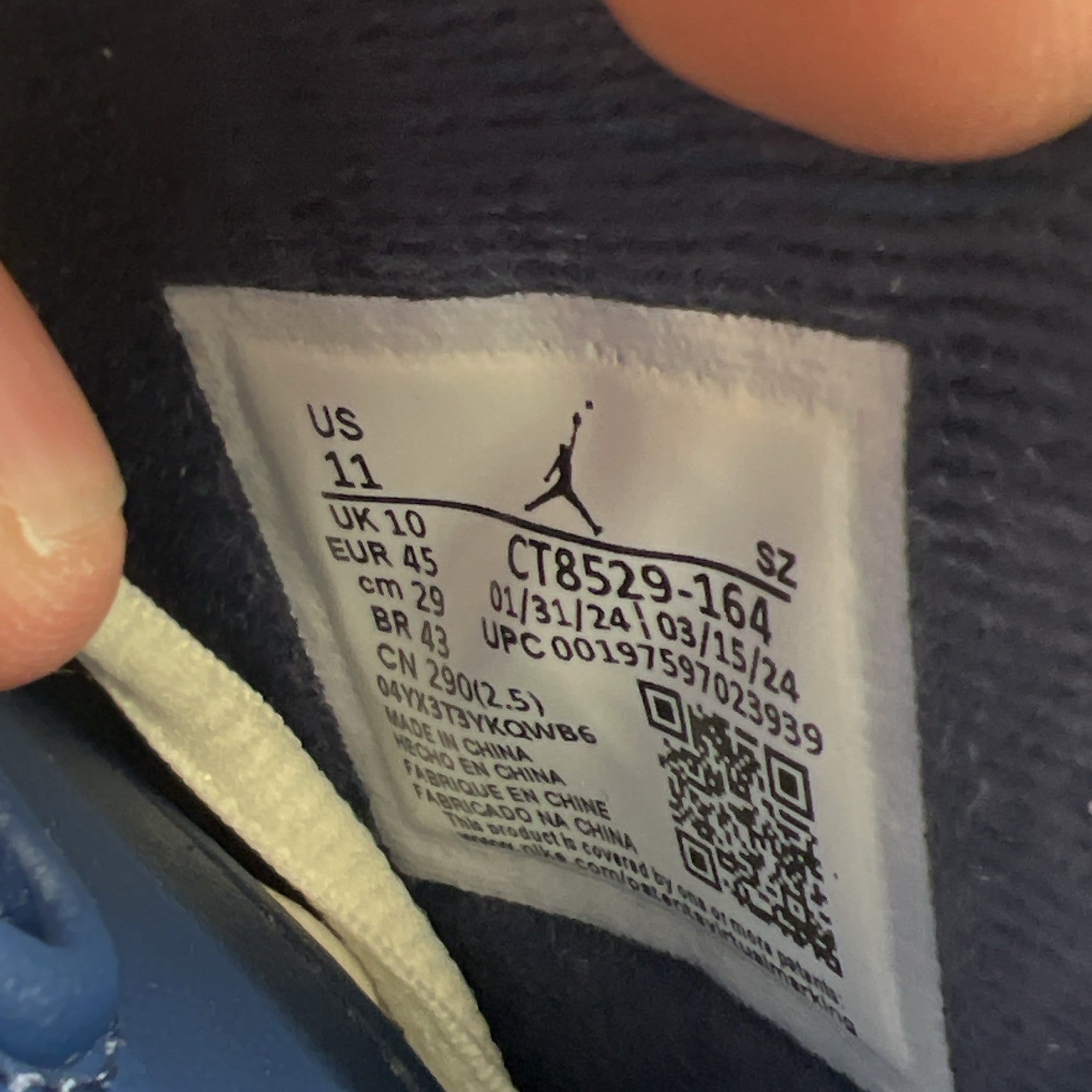 Size 11 - Air Jordan 6 Retro 2024 Olympic (CT8529-164)