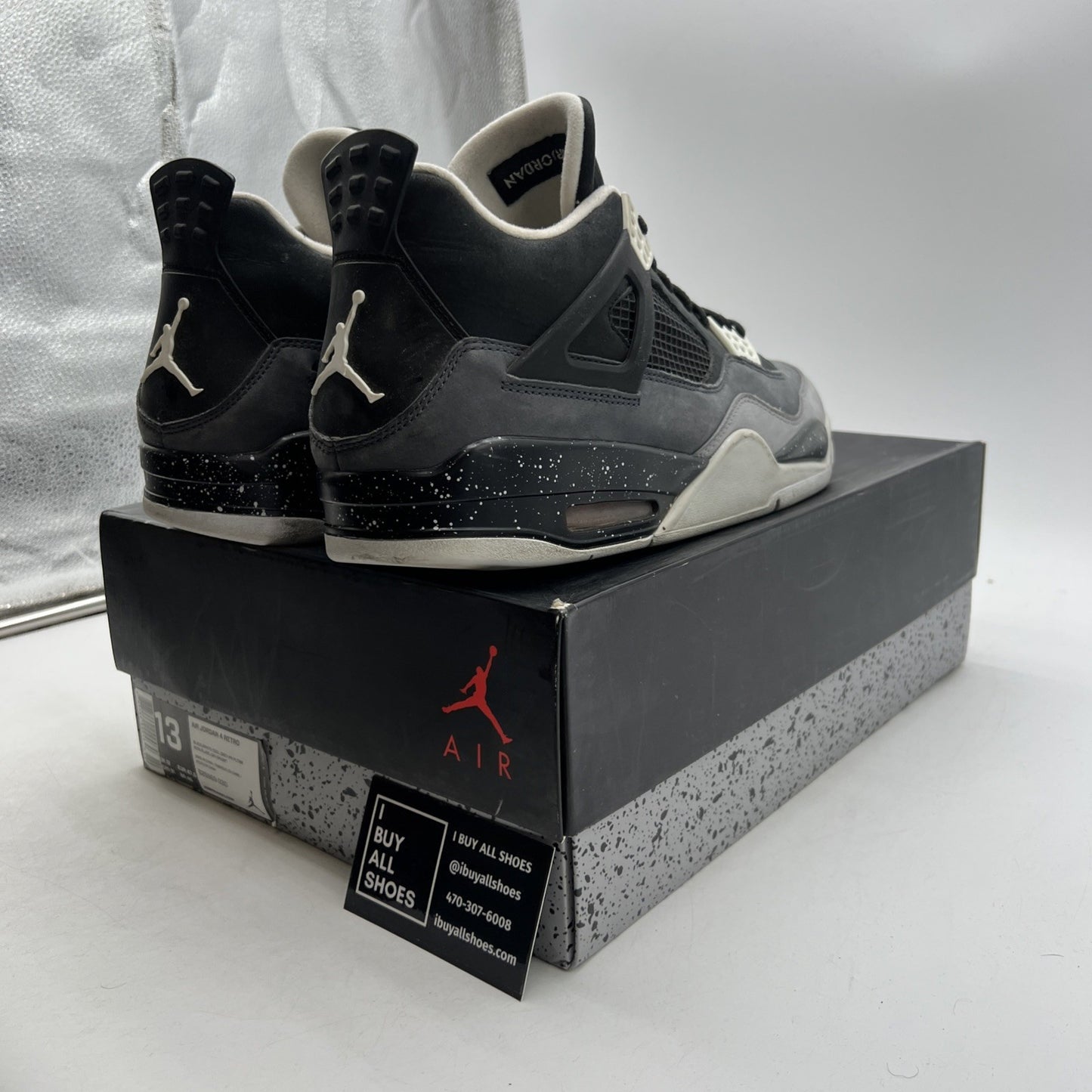 Size 13 - Air Jordan 4 Retro 2013 Fear (626969-030)