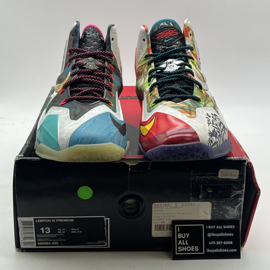 Size 13 - Nike LeBron 11 Premium What The LeBron (650884-400)