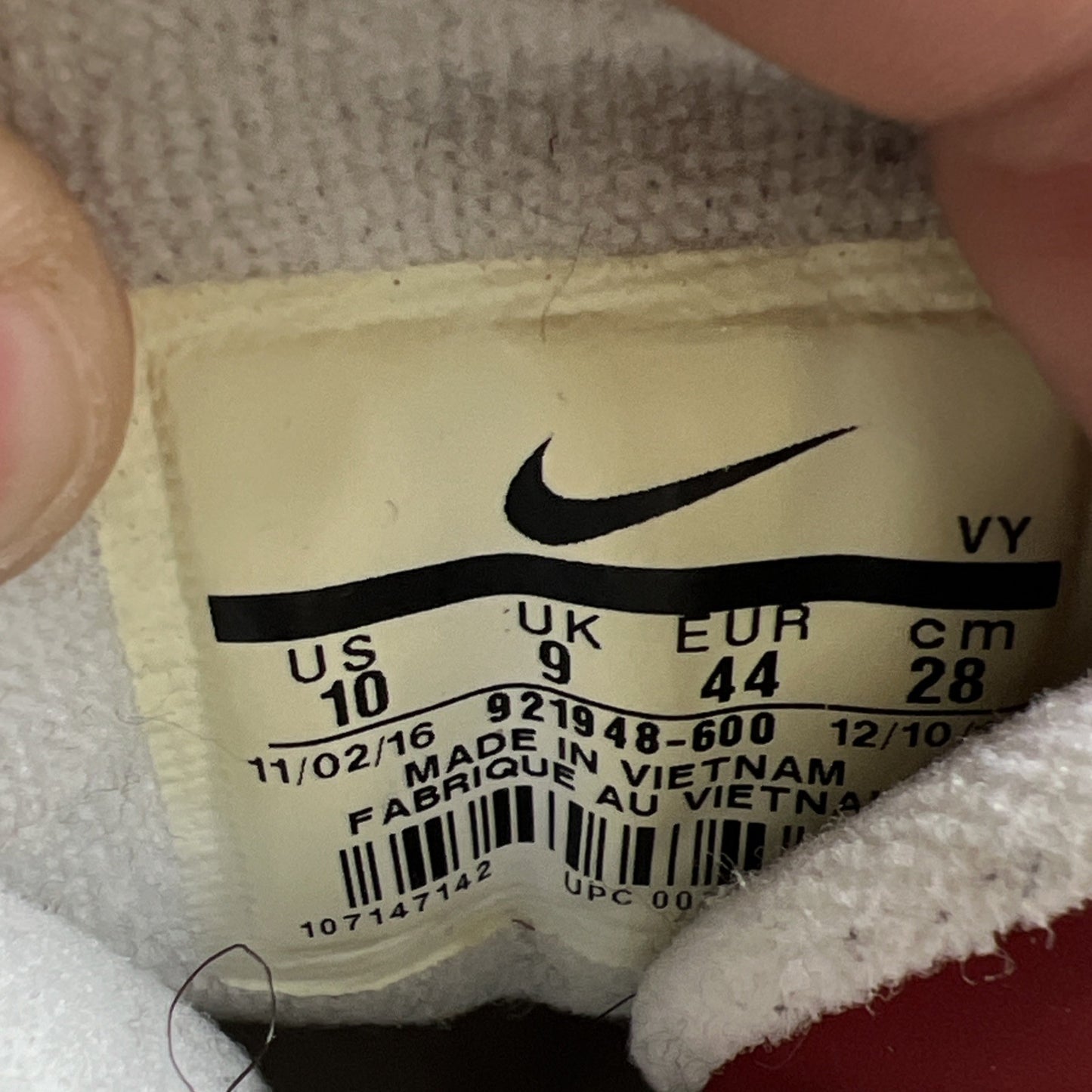Size 10 - Nike Air More Uptempo Bulls 2017 (921948-600)