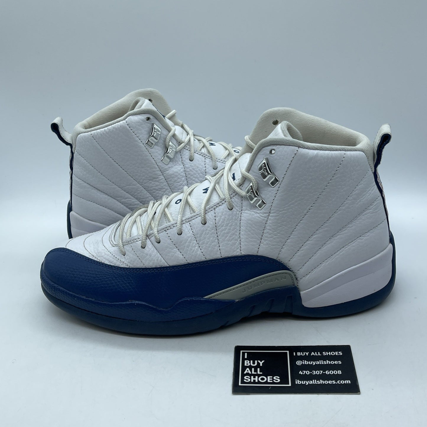 Size 11 - Jordan 12 Retro French Blue 2016 Red White Leather (130690-113)