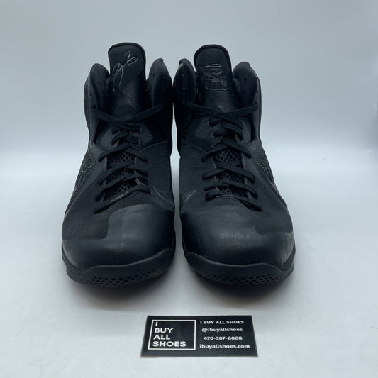 Size 13 - Nike LeBron 9 Blackout Suede Leather (469764-001)