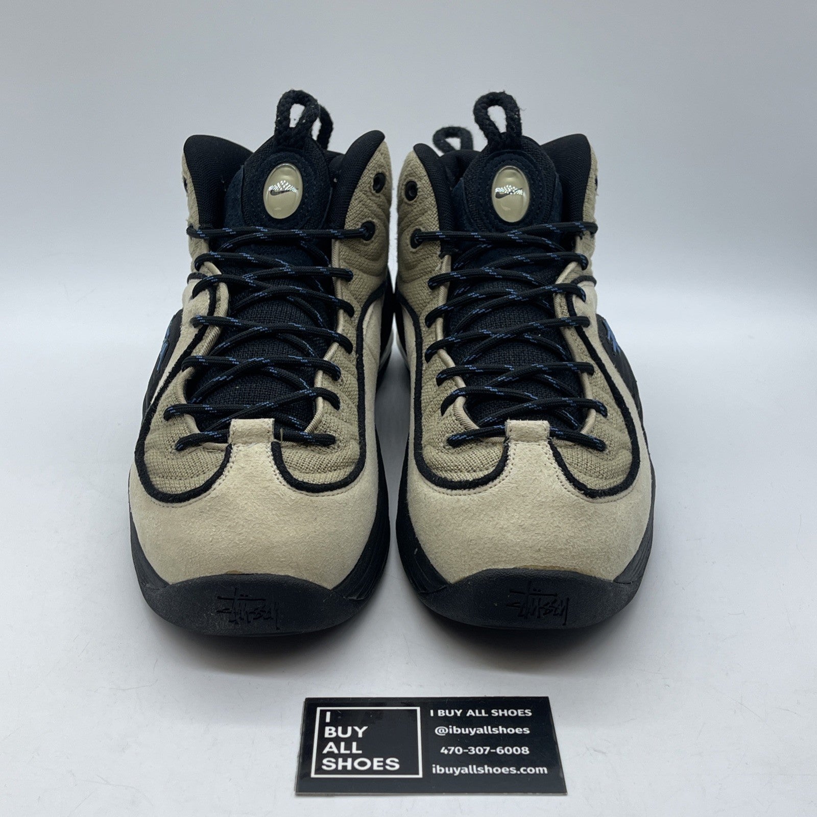 Size 11 - Nike Stussy x Air Penny 2 Rattan Limestone
