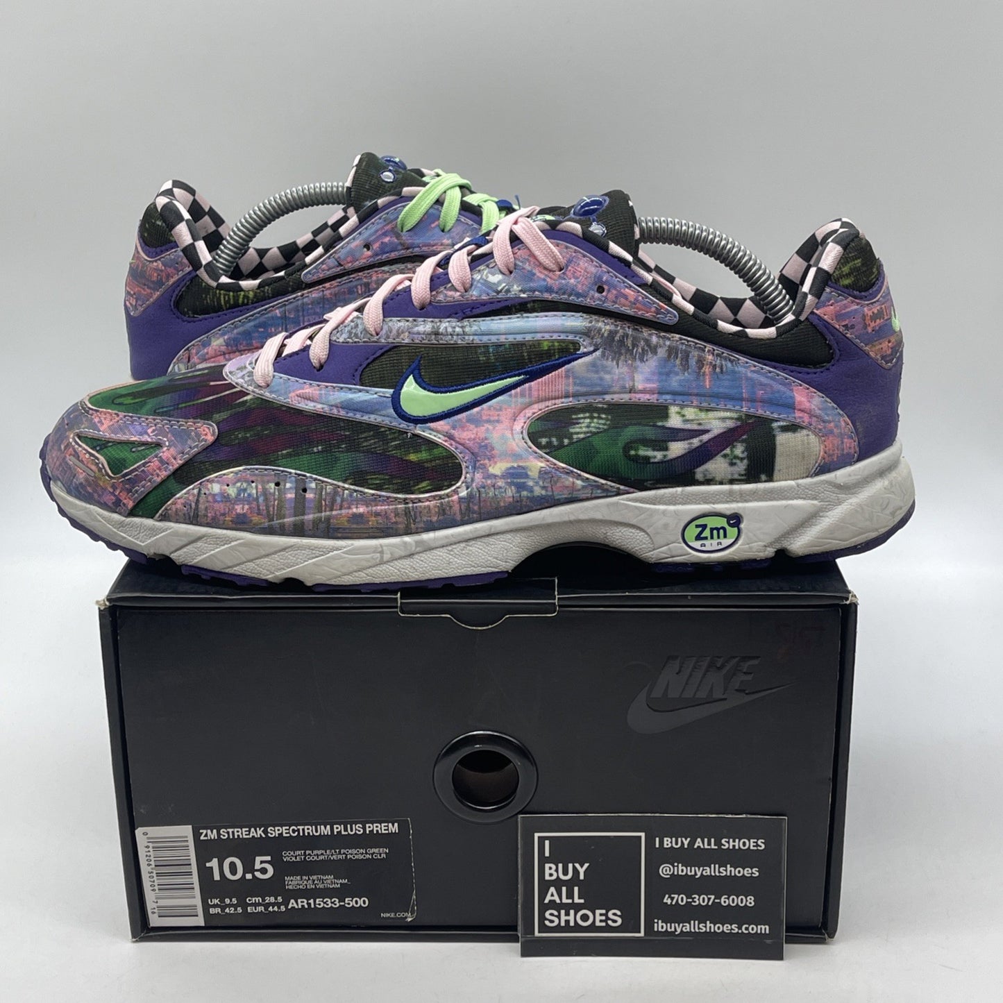 Size 10.5 - Nike Zoom Streak Spectrum Plus Premium Court Purple (AR1533-500)