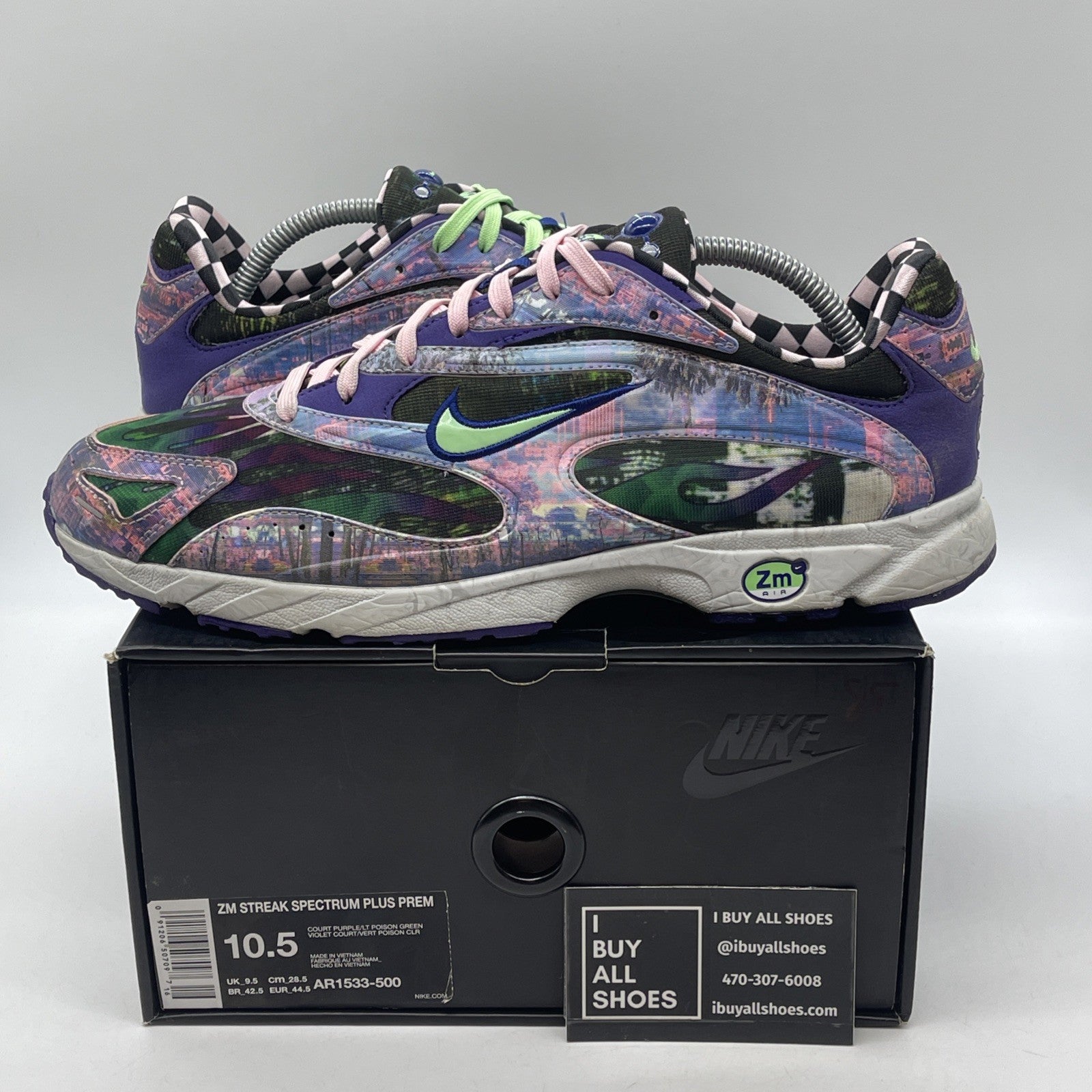 Size 10.5 - Nike Zoom Streak Spectrum Plus Premium Court Purple (AR1533-500)