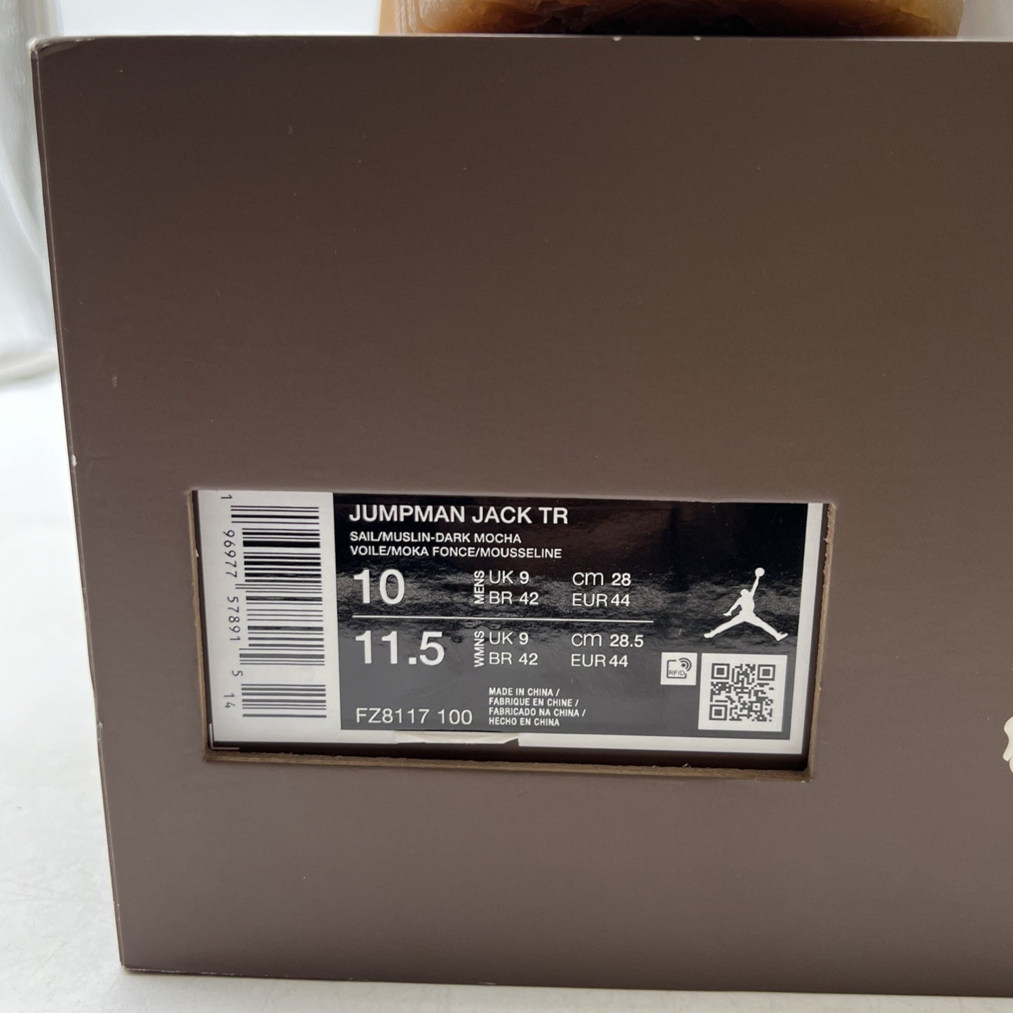 Size 10 - Travis Scott x Jordan Jumpman Jack TR Sail (FZ8117-100)