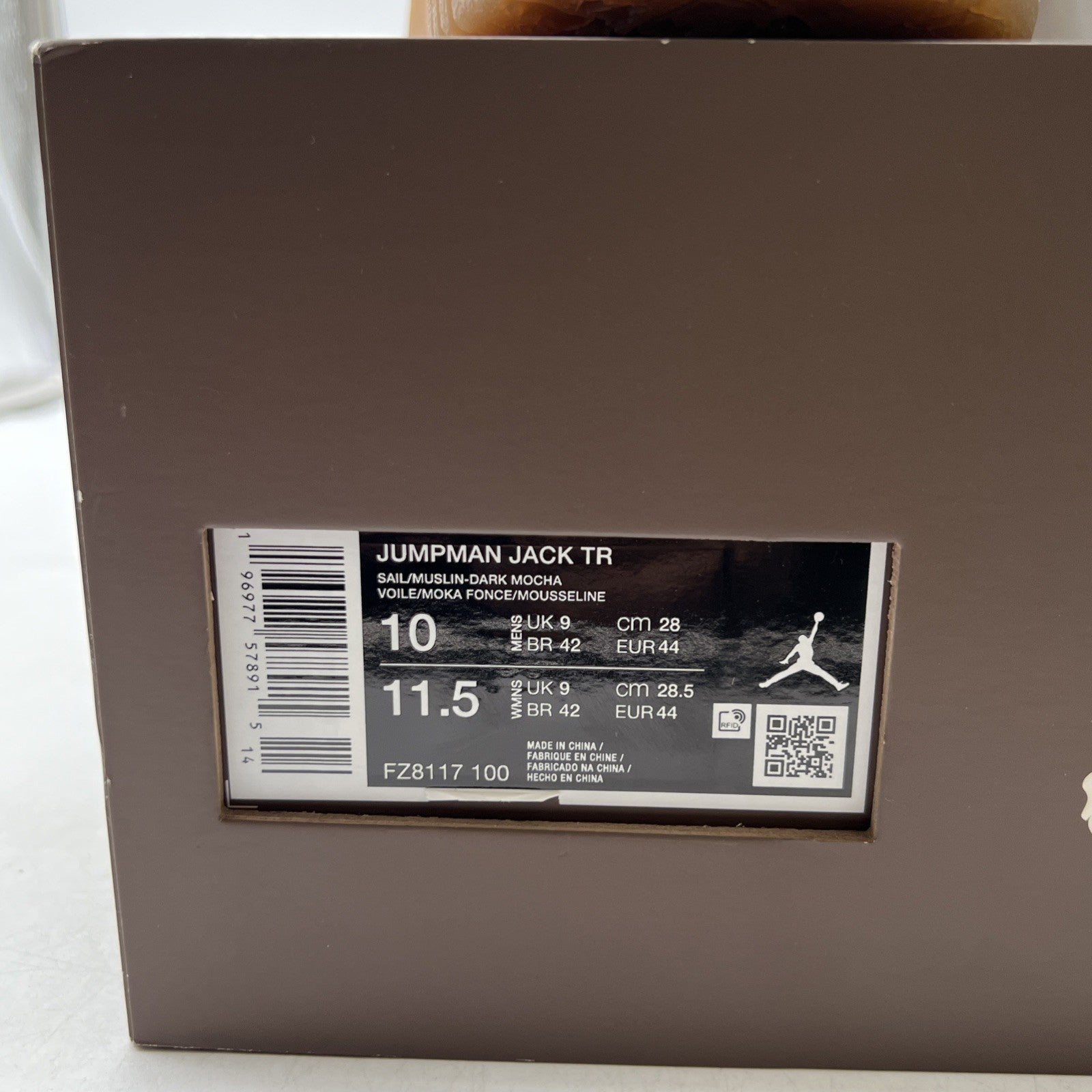Size 10 - Travis Scott x Jordan Jumpman Jack TR Sail (FZ8117-100)