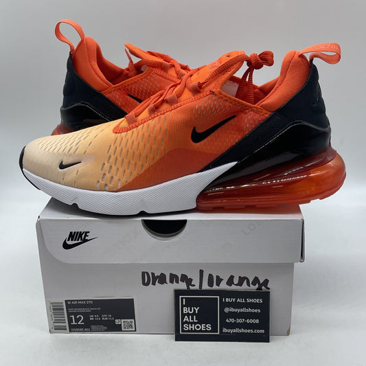 Size 12W - Nike Air Max 270 Orange Juice (DQ8585-801)