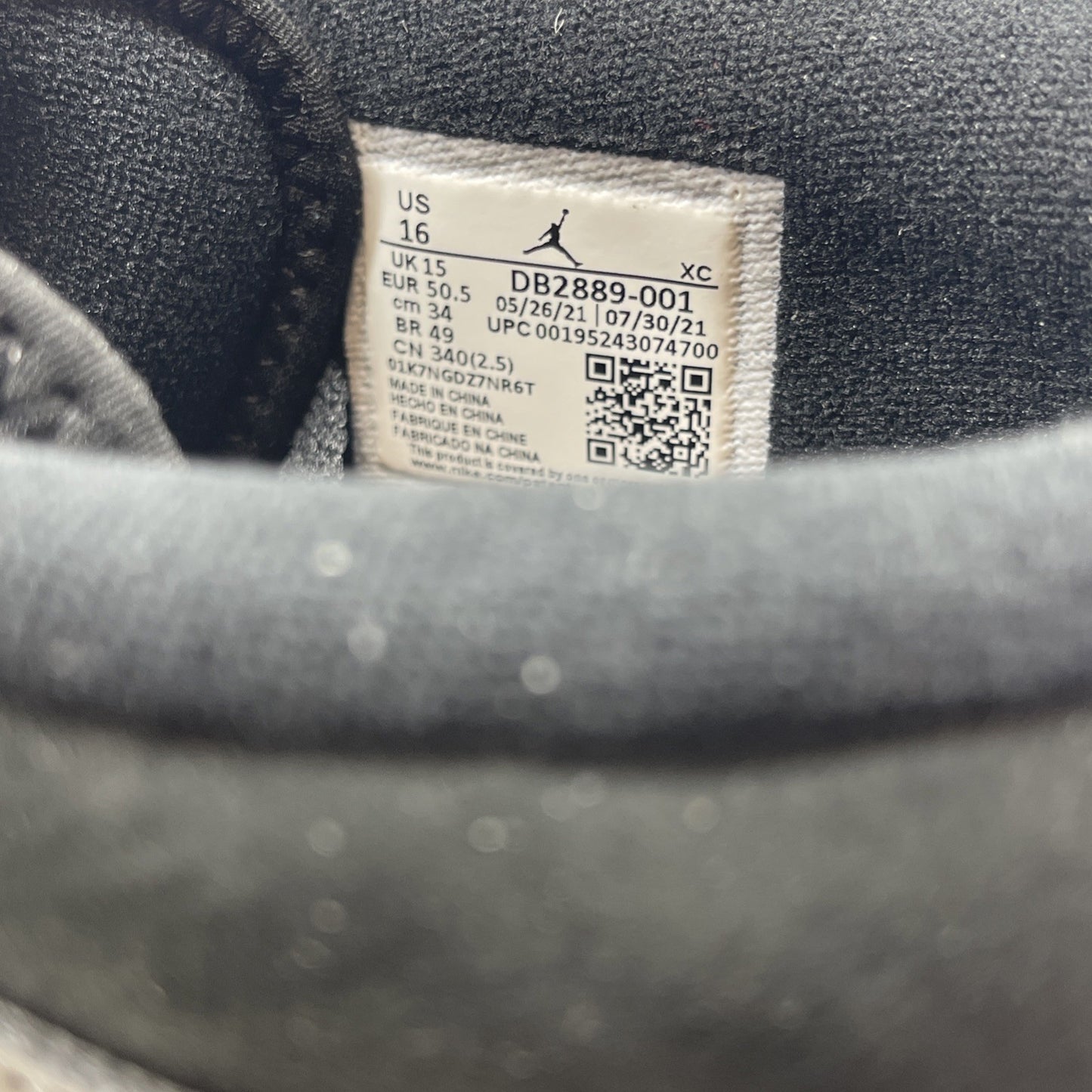 Size 16 - Air Jordan 1 Element GORE-TEX High Black Particle Grey (DB2889-001)