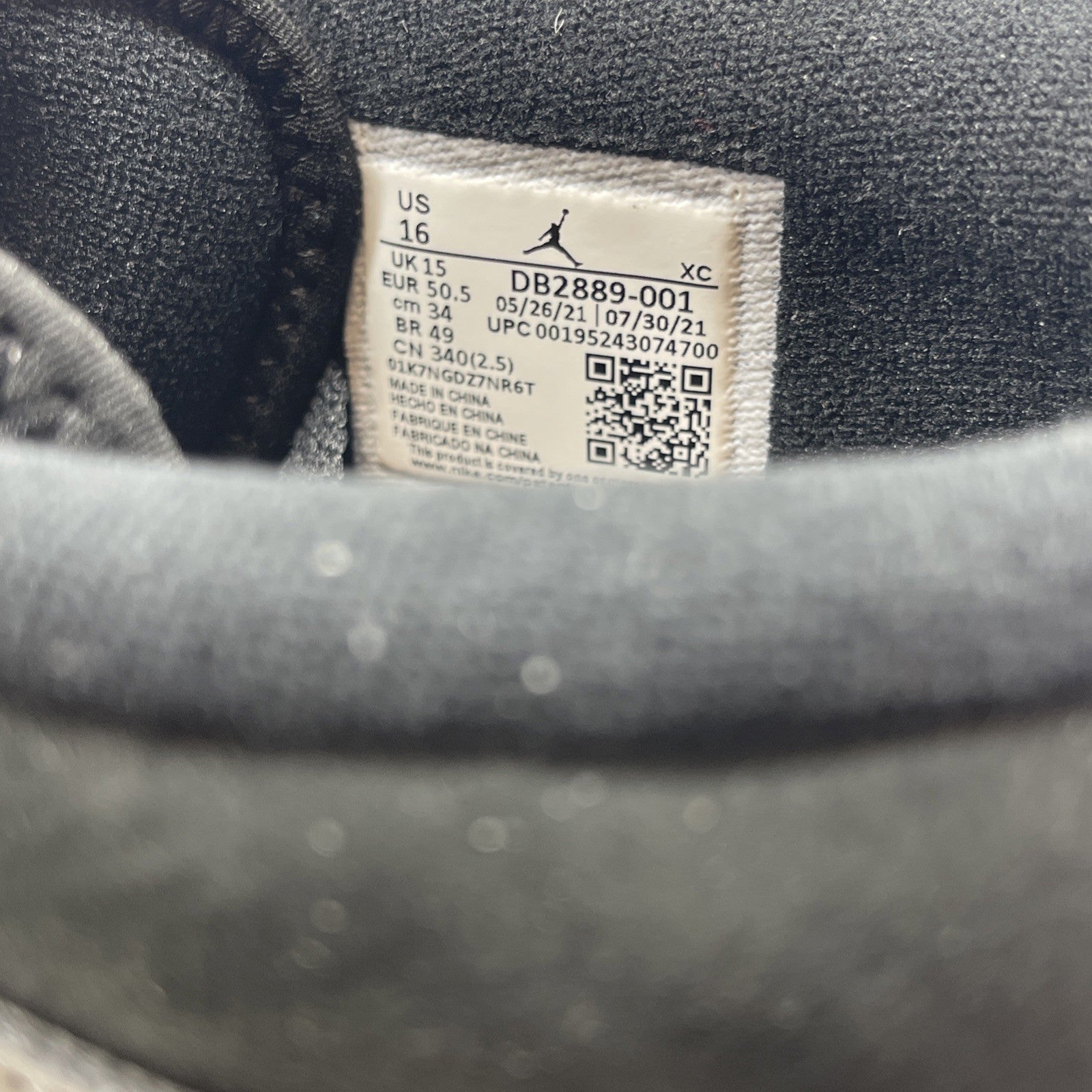Size 16 - Air Jordan 1 Element GORE-TEX High Black Particle Grey (DB2889-001)