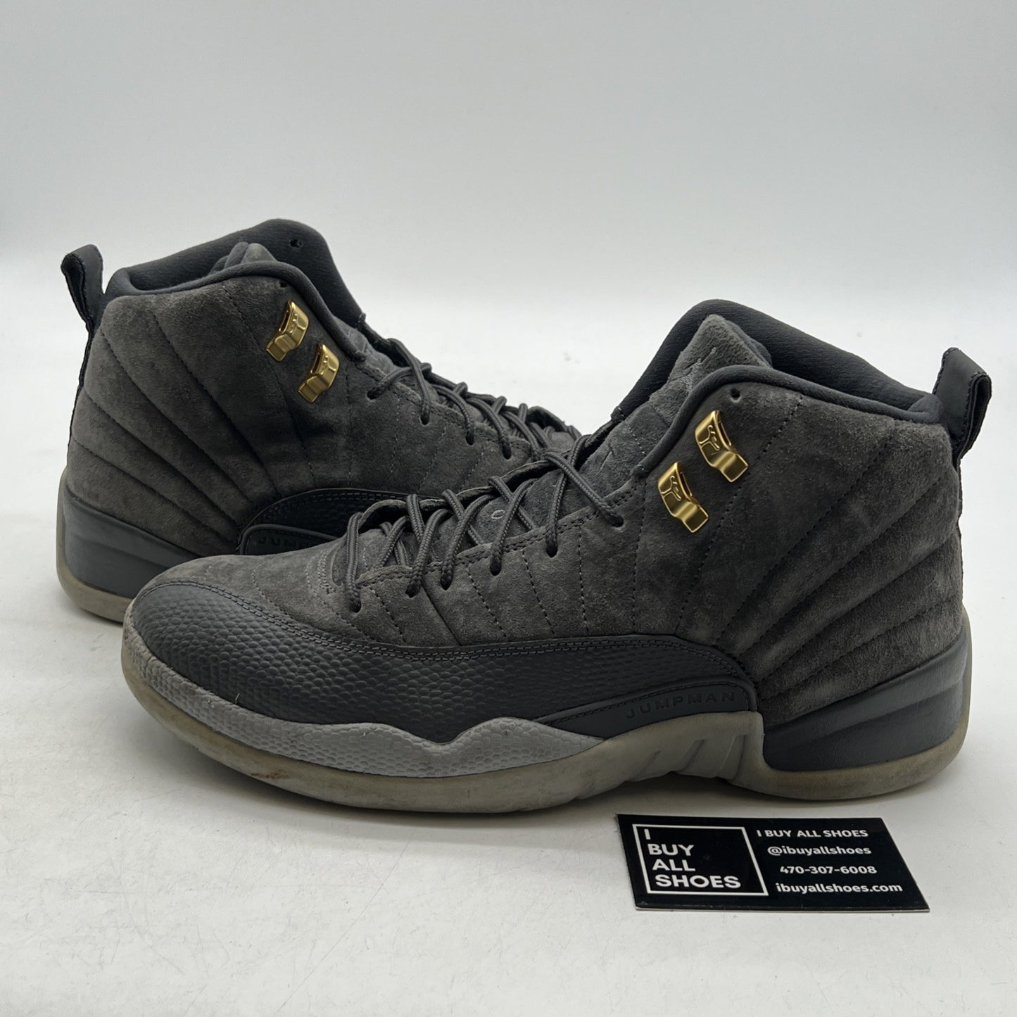Size 10 - Air Jordan 12 Retro Dark Grey (130690-005)