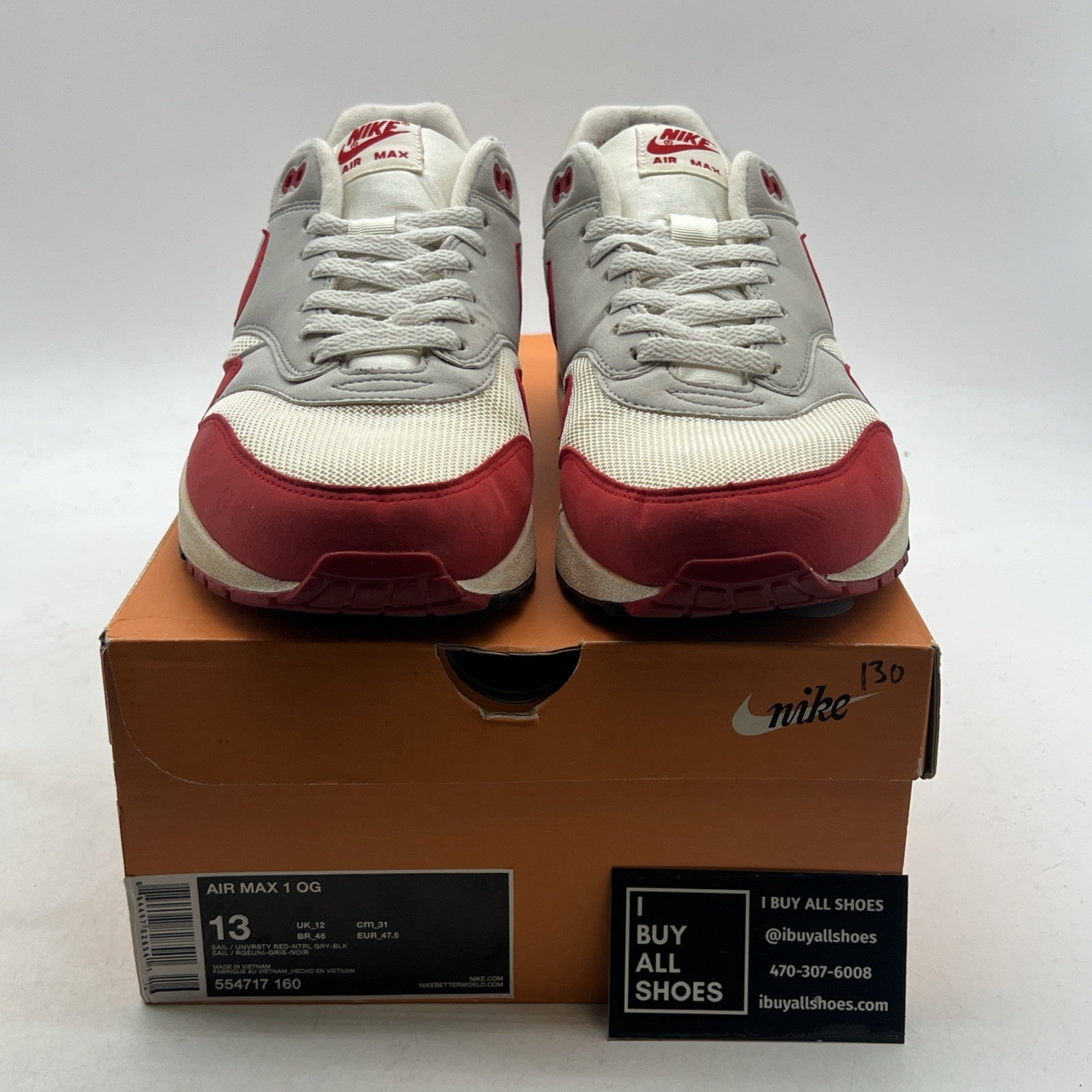 Size 13 - Nike Air Max 1 OG Vintage (554717-160)