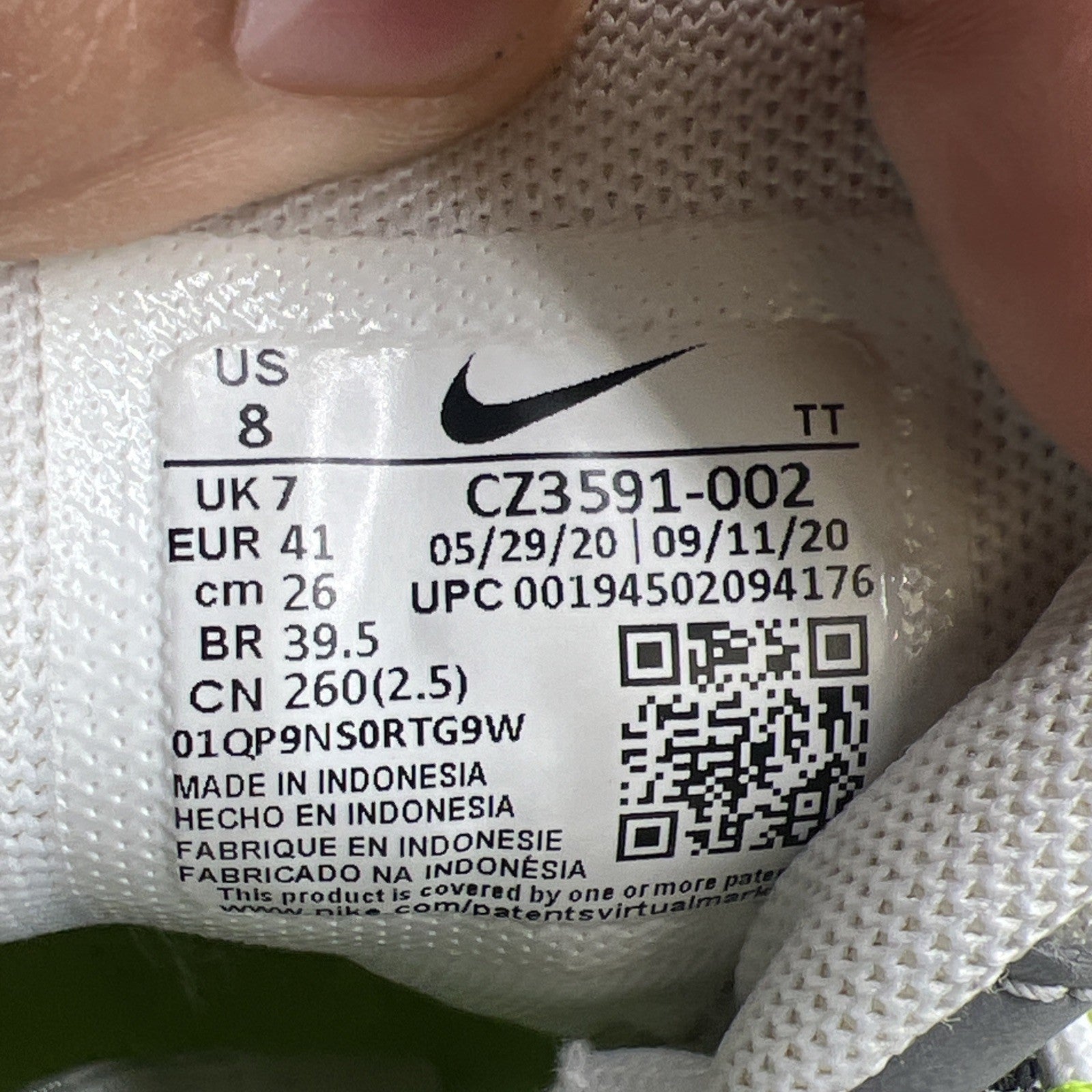 Size 8 - Nike Air Max 95 NDSTRKT Neon (CZ3591-002)