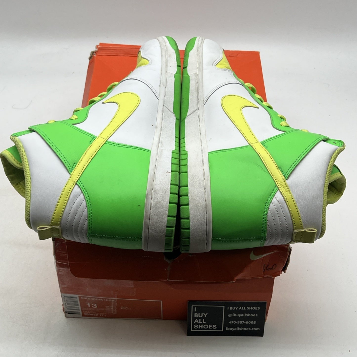 Size 13 - Nike Dunk Premium High White (309432-171)