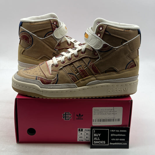 Size 9 - Adidas Eric Emanuel x Forum 84 High McDonald's All-American - Paper Bag