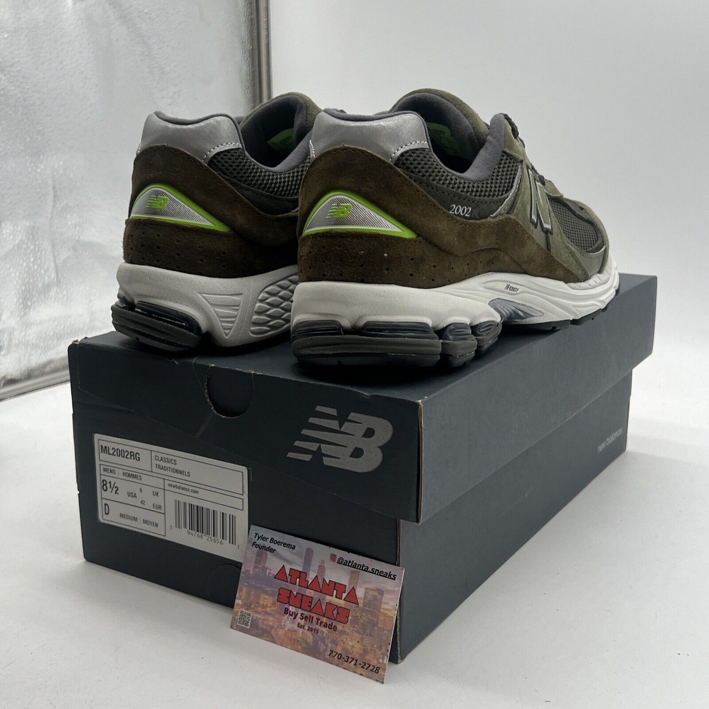 Size 8.5 - New Balance 2002 Camo Green (ML2002RG)