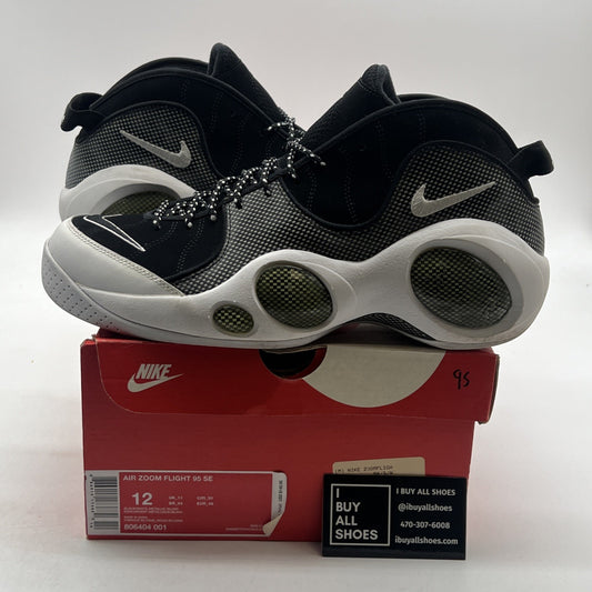 Size 12 - Nike Air Zoom Flight 95 2015 Black Metallic Silver (806404-001)