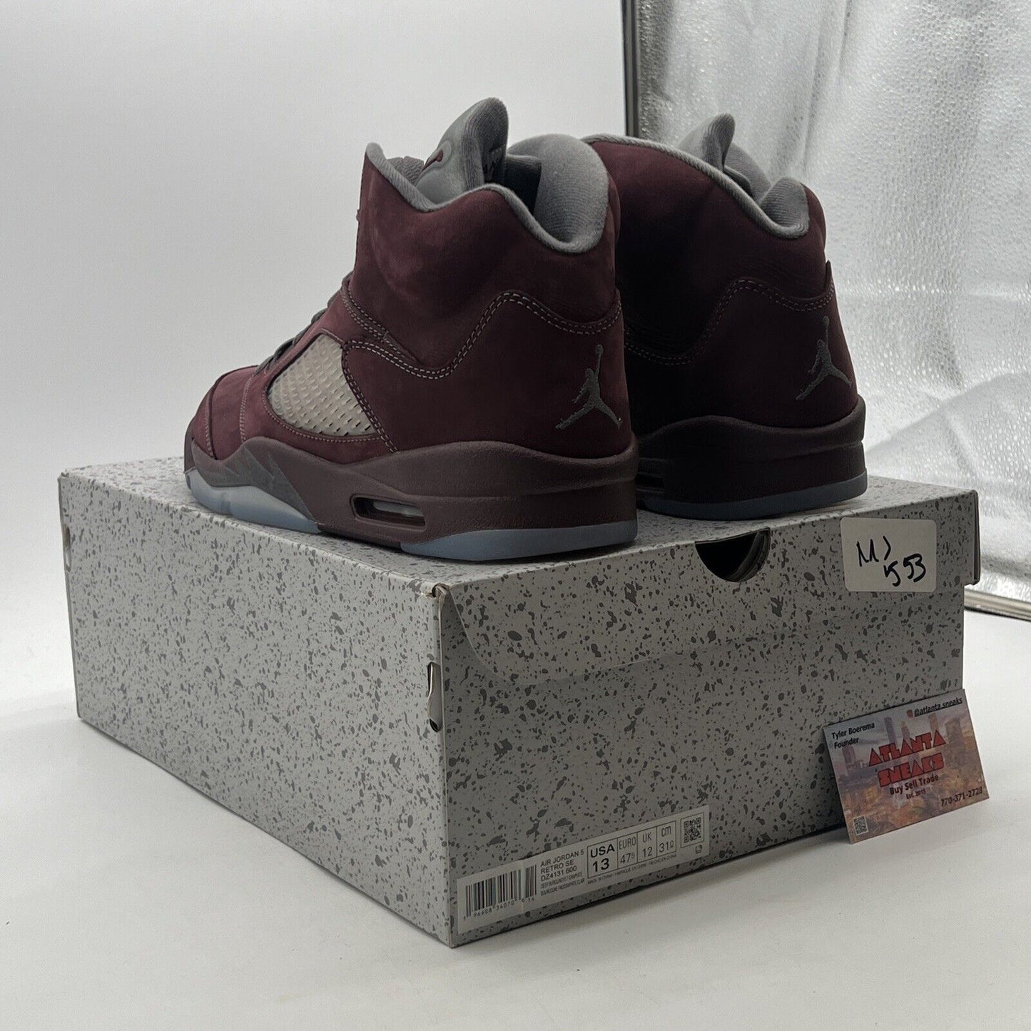 Size 13 - Air Jordan 5 Retro SE 2023 Burgundy (DZ4131-600)