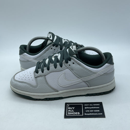 Size 8 - Nike Dunk SE Low Photon Dust Vintage Green Grey Leather (HF2874-001)