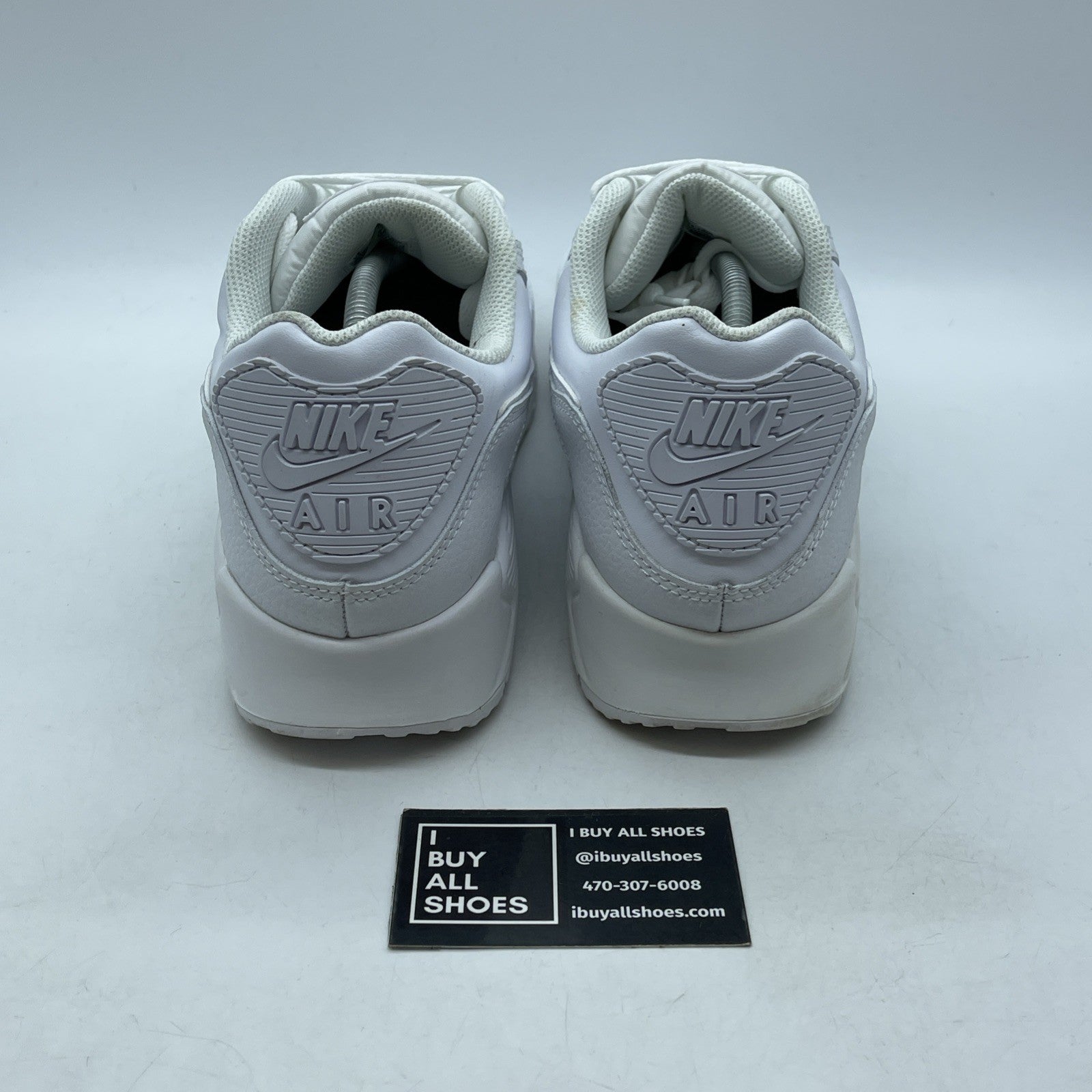 Size 13 - Nike Air Max 90 LTR Triple White Leather (CZ5594-100)