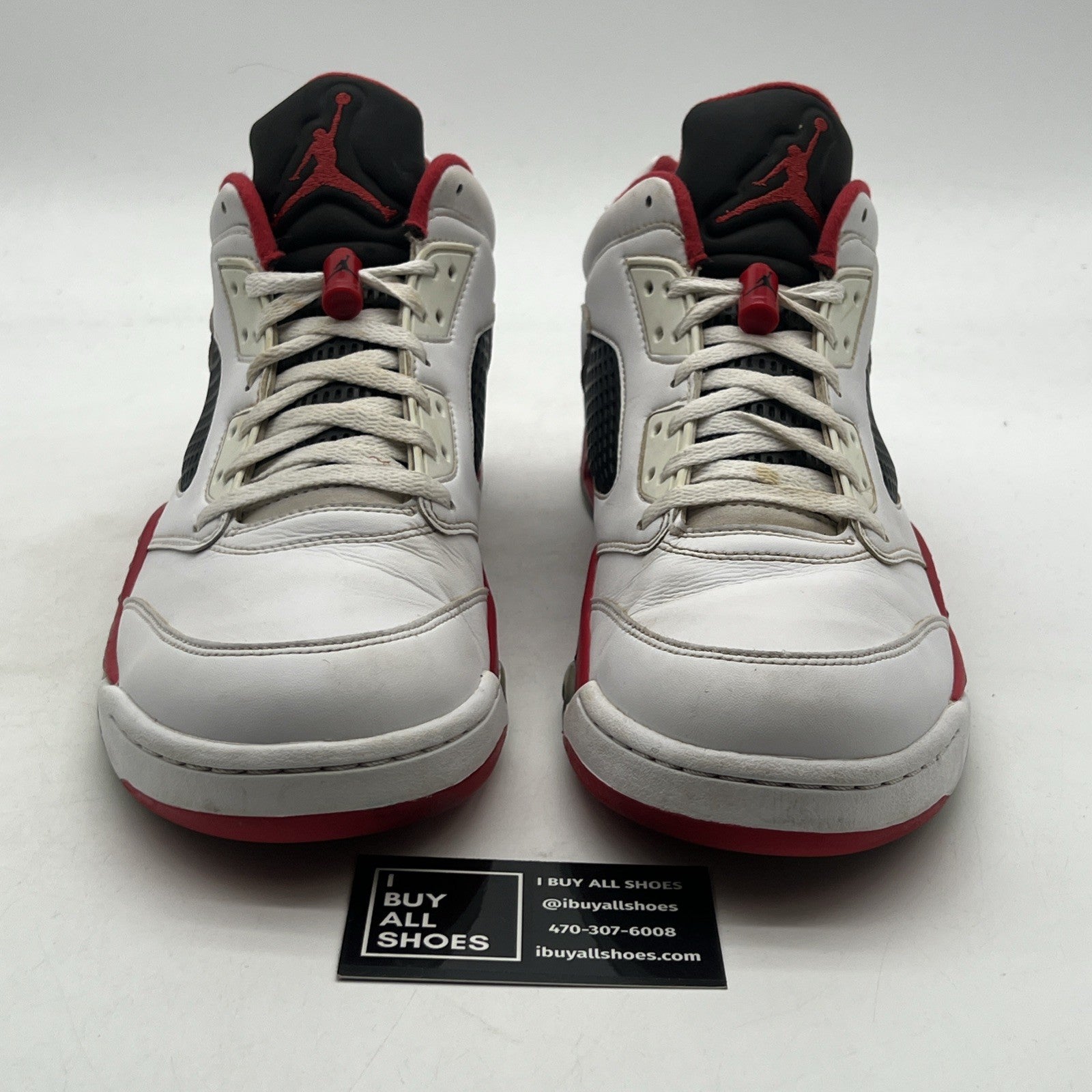 Size 13 - Air Jordan 5 Retro 2016 Low Fire Red (819171-101)