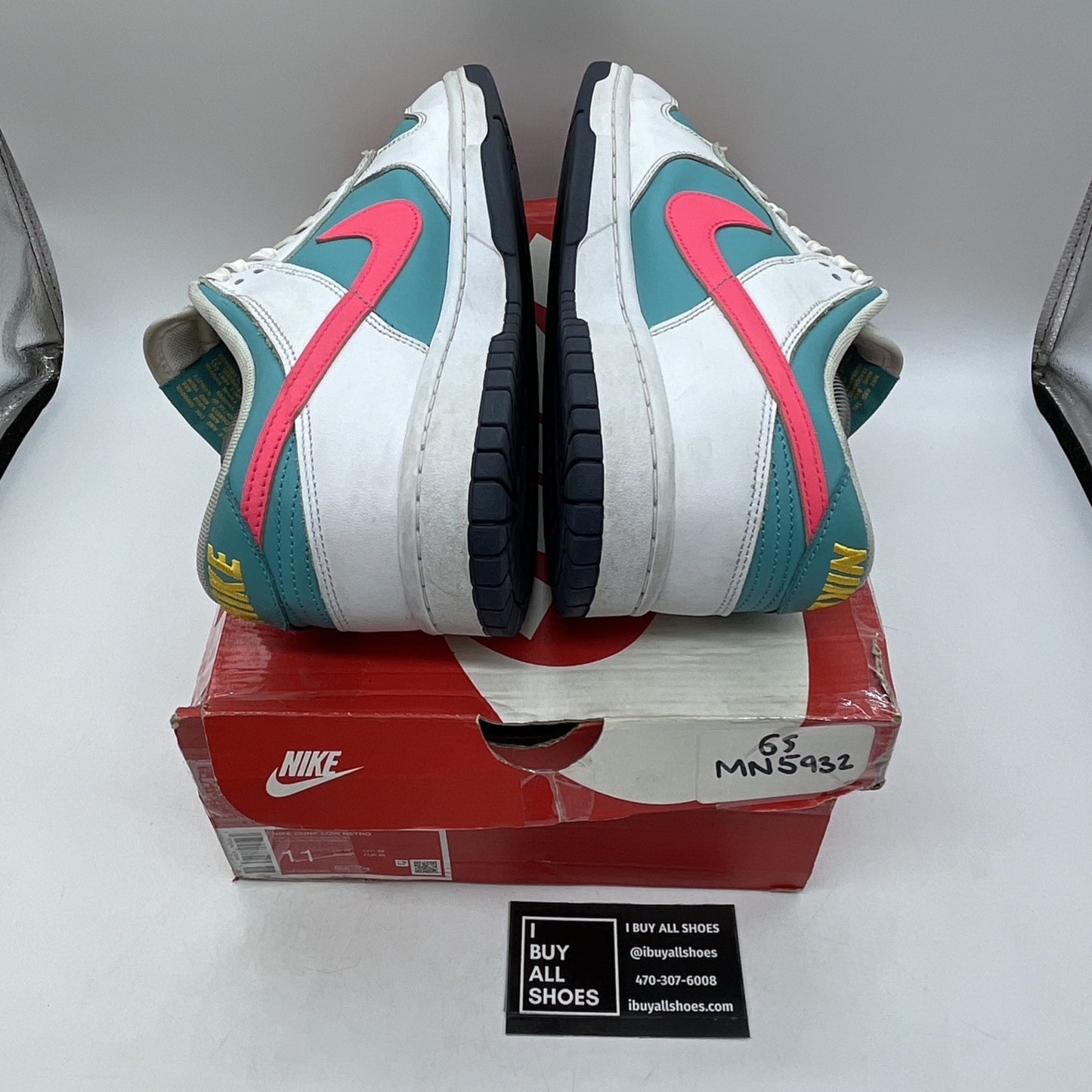 Size 11 - Nike Dunk Low Dusty Cactus Thunder Blue Un Leather (HF4850-345)