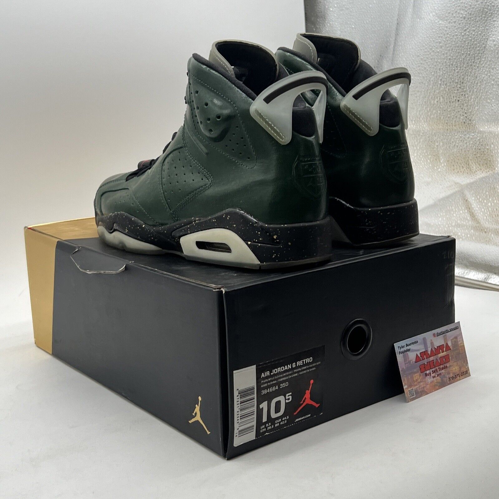 Size 10.5 - Air Jordan 6 Retro Champagne Bottle (384664-350)