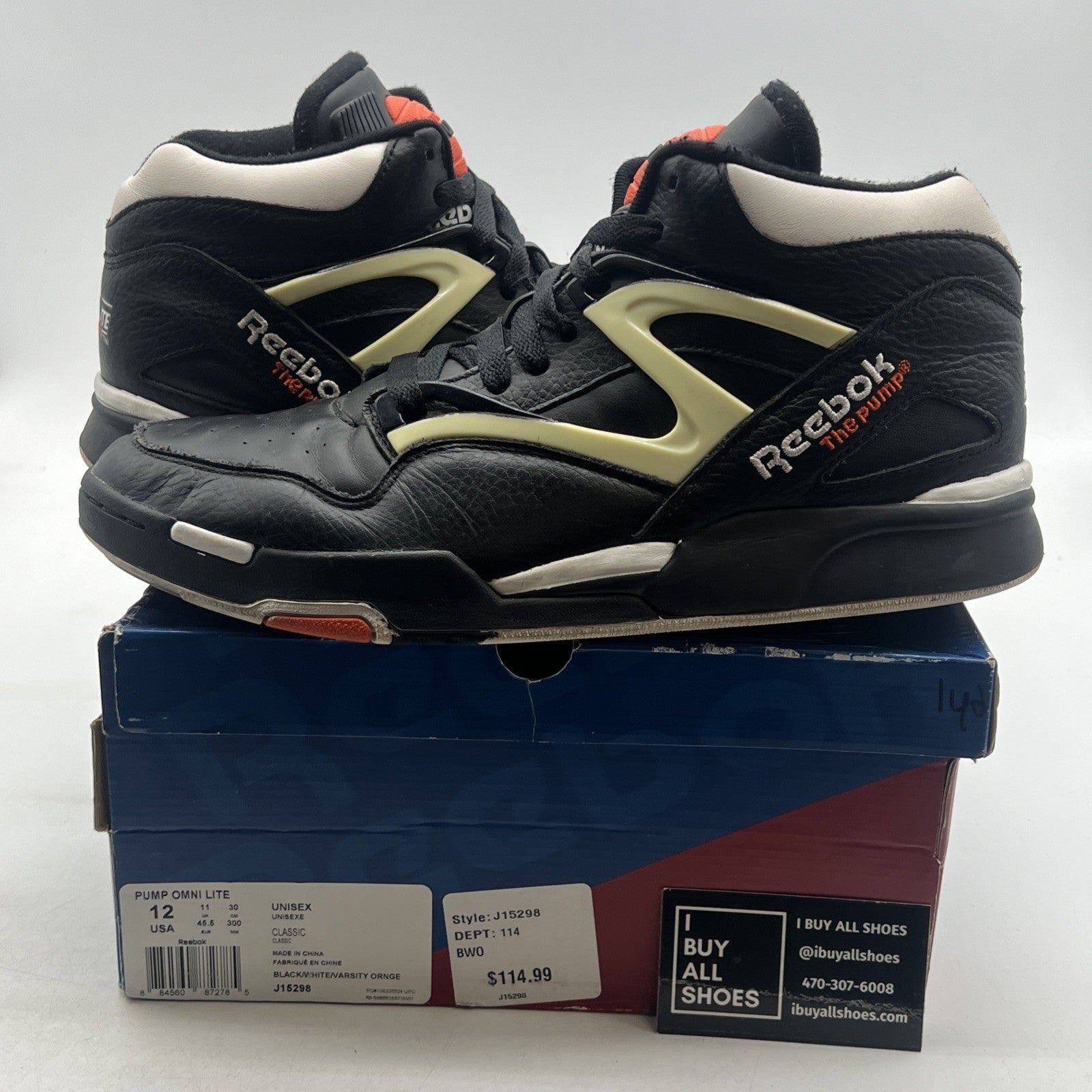 Size 12 - Reebok Pump Omni Lite Dee Brown (J15298)