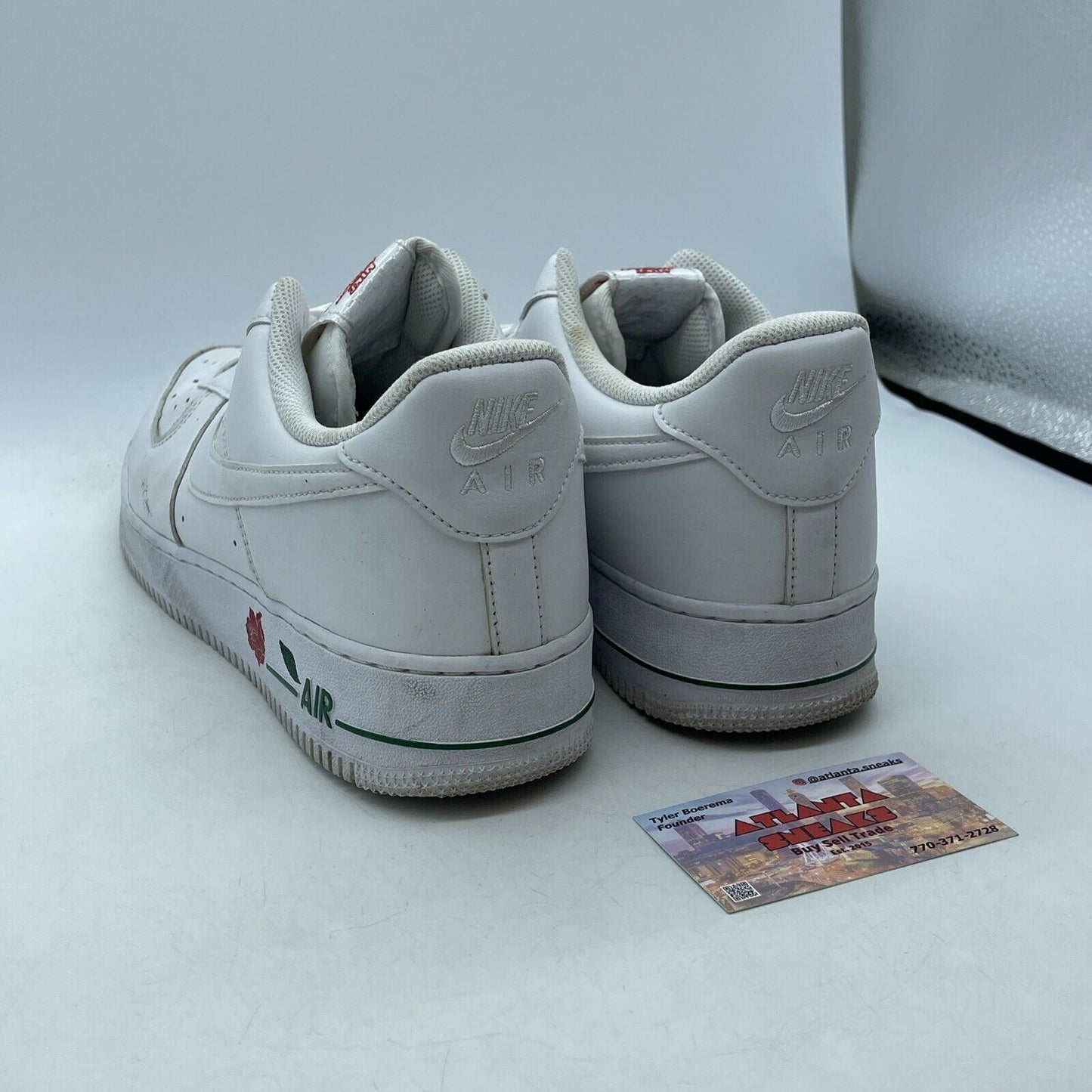 Size 12 - Nike Air Force 1 '07 LX Thank You Plastic Bag Red Green (CU6312-100)