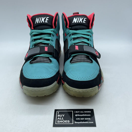 Size 11.5 - Nike Air Max Bo Jax PRM Hyper Jade Blue Black Suede (654479-300)