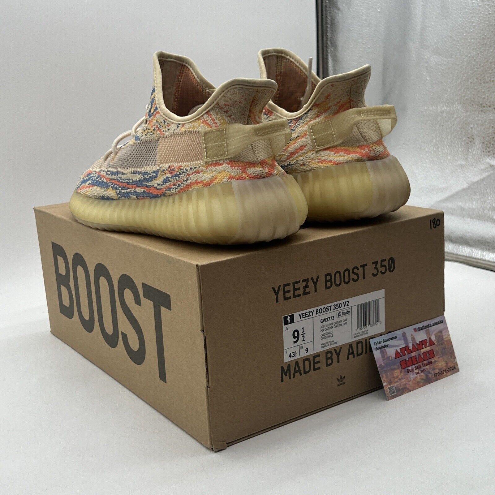 Size 9.5 - adidas Yeezy Boost 350 V2 Low MX Oat (GW3773)