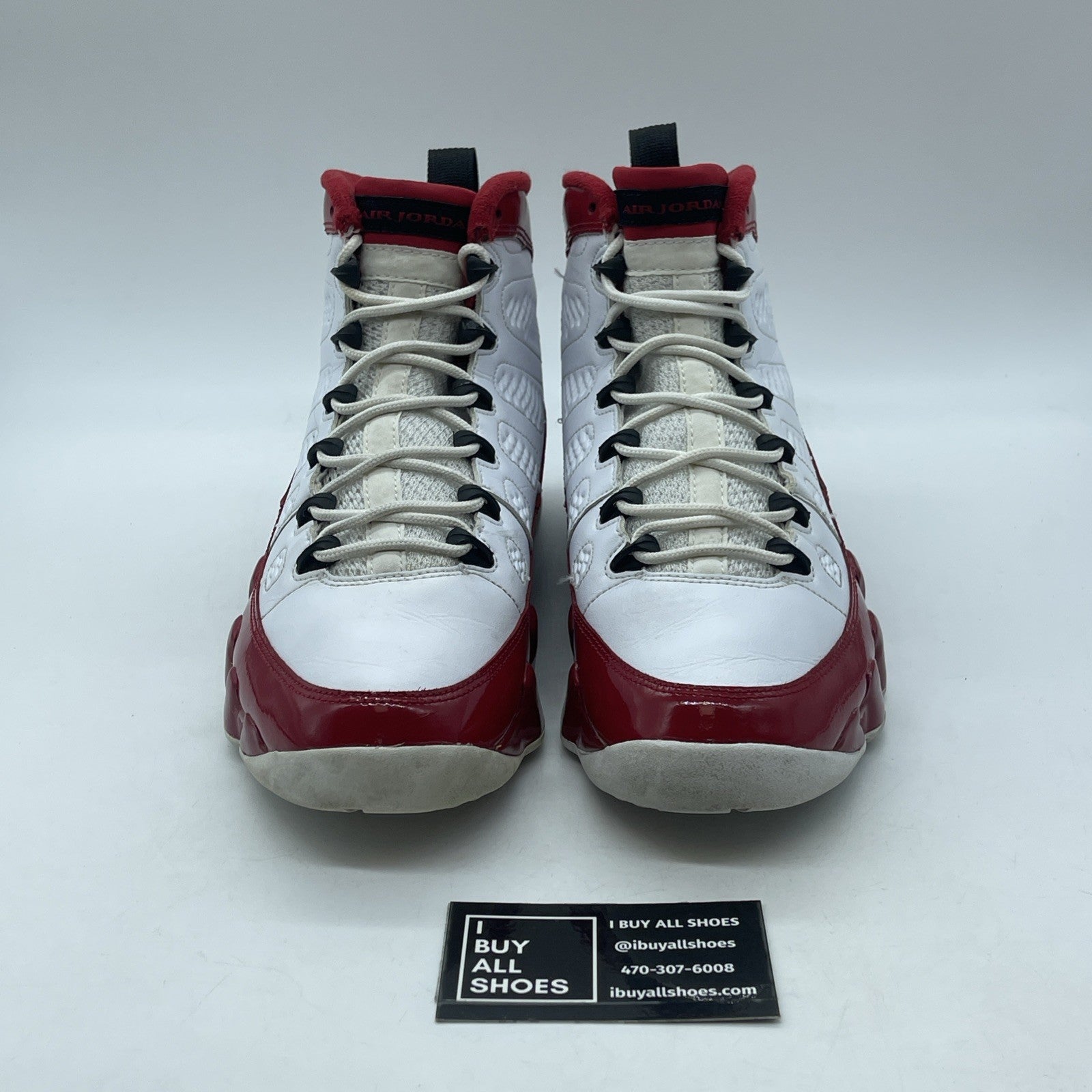 Size 9.5 - Air Jordan 9 Retro Gym Red White Black Leather (302370-160)