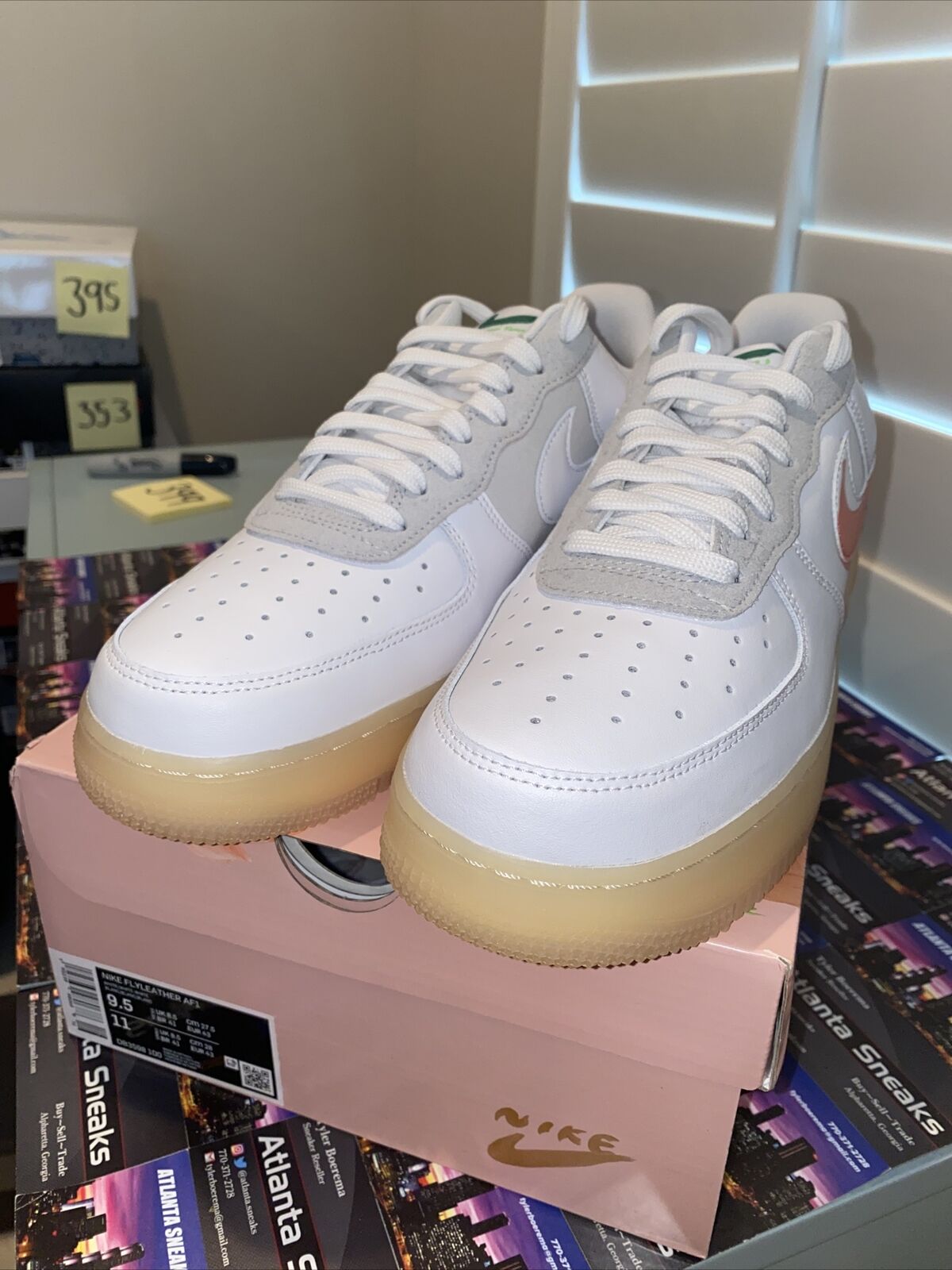 Nike Air Force 1 Flyleather Mayumi Yamase White Size 9.5/11