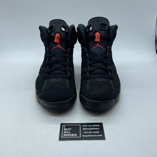 Size 8 - Jordan 6 Retro Mid Infrared Black Pink Suede (384664-060)