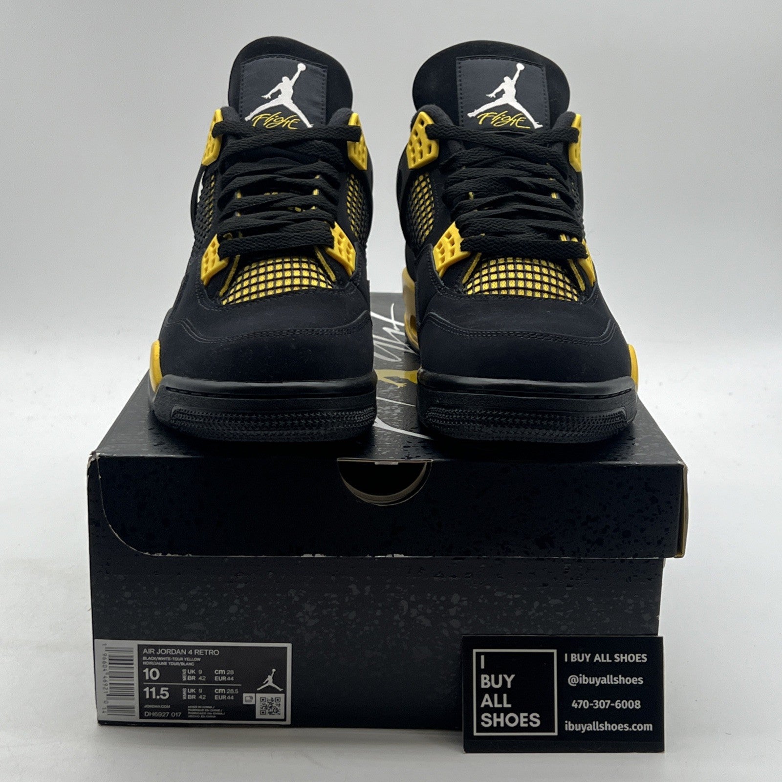 Size 10 - Air Jordan 4 Retro Mid Thunder (DH6927-017)
