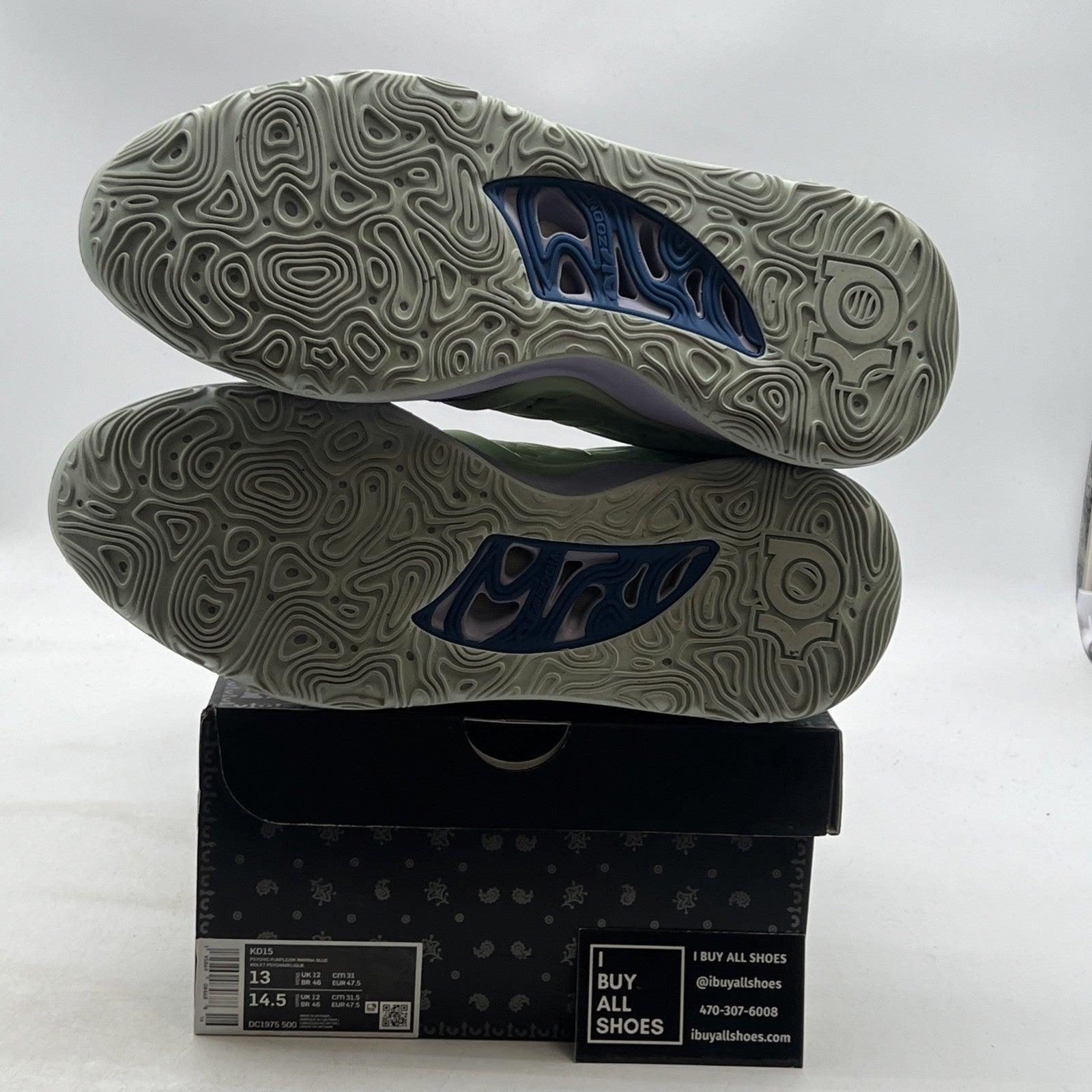 Size 13 - Nike KD 15 'Nightmare 2022' "Pyschic Purple/Marina Blue" (DC1975-500)