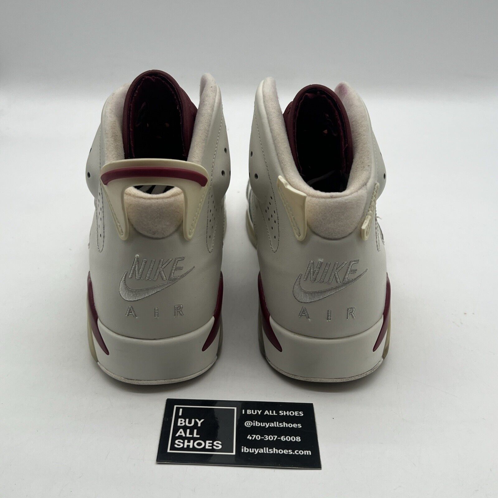 Size 11 - Air Jordan 6 Retro 2015 Maroon (384664-116)