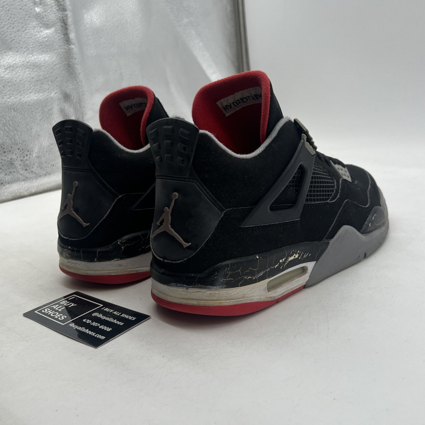 Size 11.5 - Air Jordan 4 Retro bred release 2012 (308497-003)