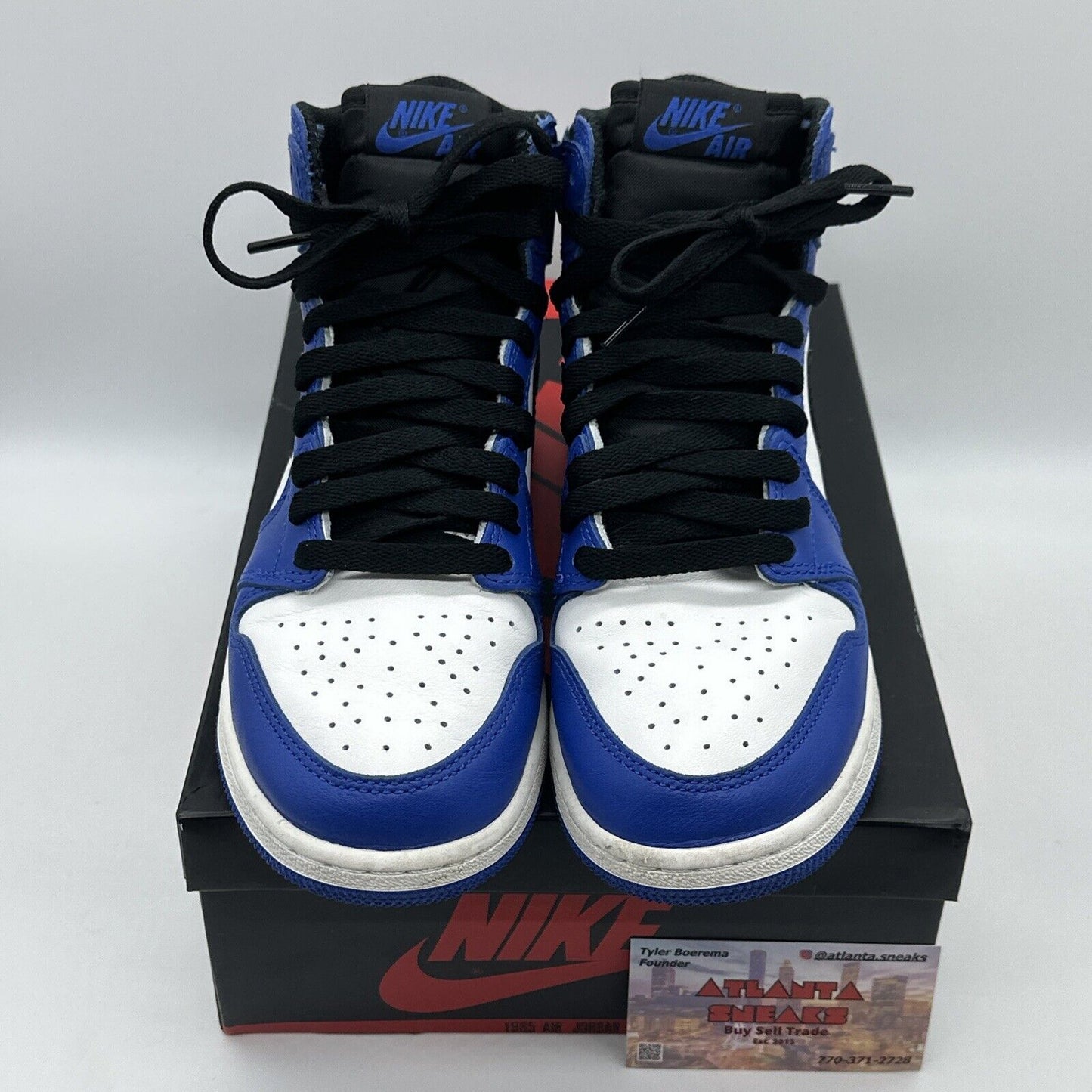 Nike Air Jordan 1 Retro High Game Royal Blue GS Size 5.5 (575441-403) Unisex