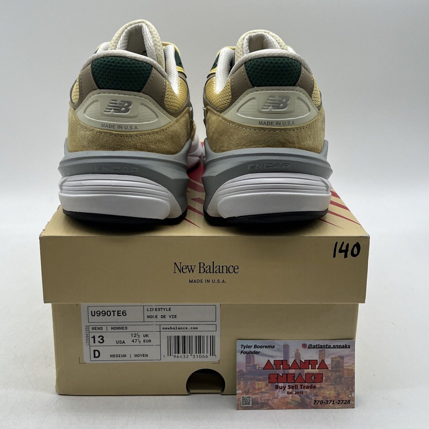 Size 13 - New Balance Teddy Santis x 990v6 Made in USA Sulphur (U990TE6)