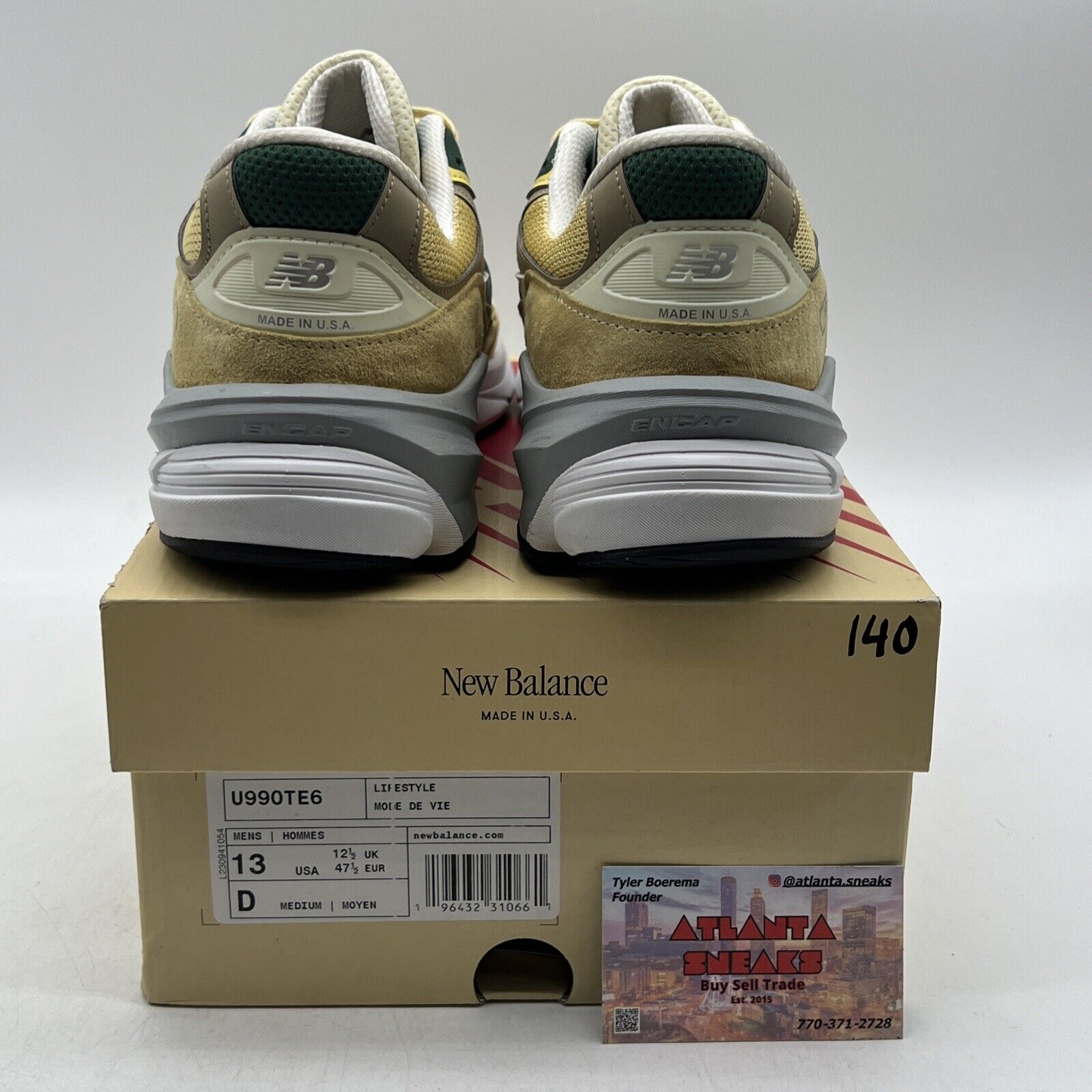 Size 13 - New Balance Teddy Santis x 990v6 Made in USA Sulphur (U990TE6)