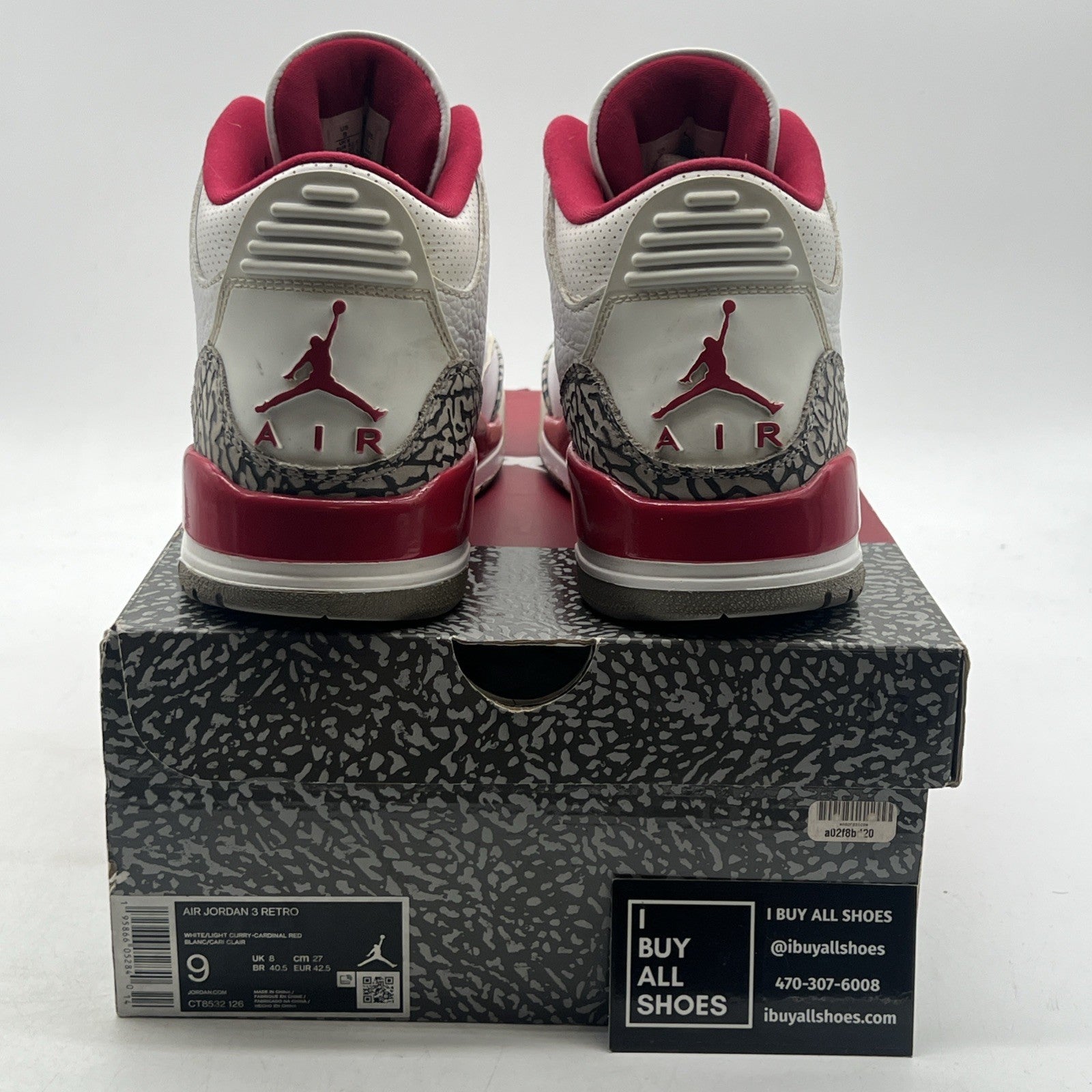Size 9 - Air Jordan 3 Retro Mid Cardinal Red (CT8532-126)