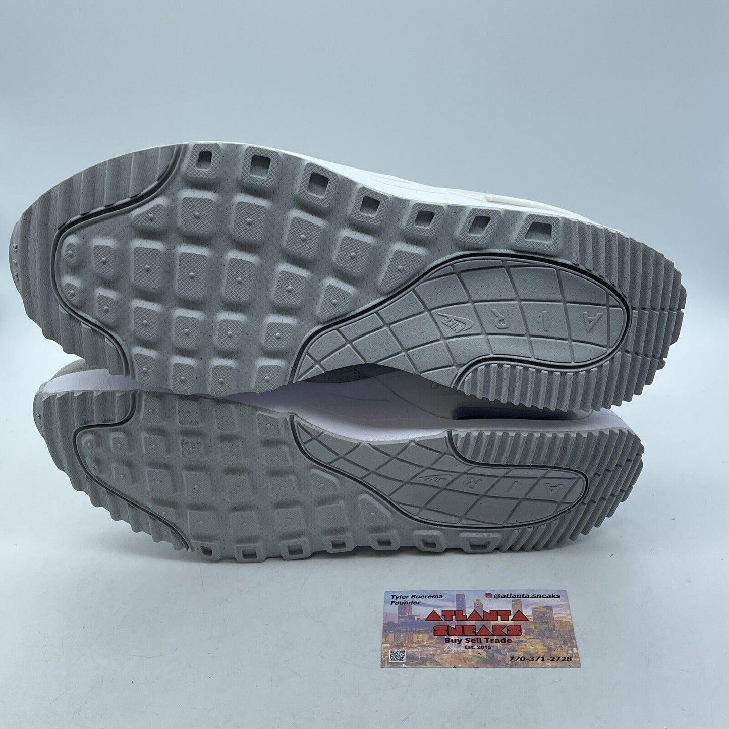 Size 9 - Nike Air Max SYSTM White Pure Platinum  Grey Suede Leather (DM9537)