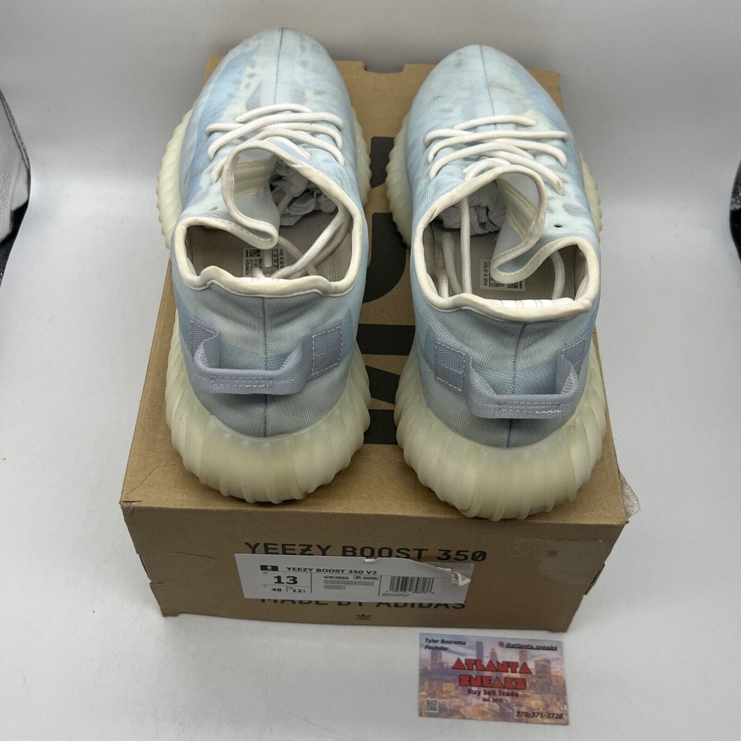 Size 13 - adidas Yeezy Boost 350 V2 Mono Ice Blue (GW2869)