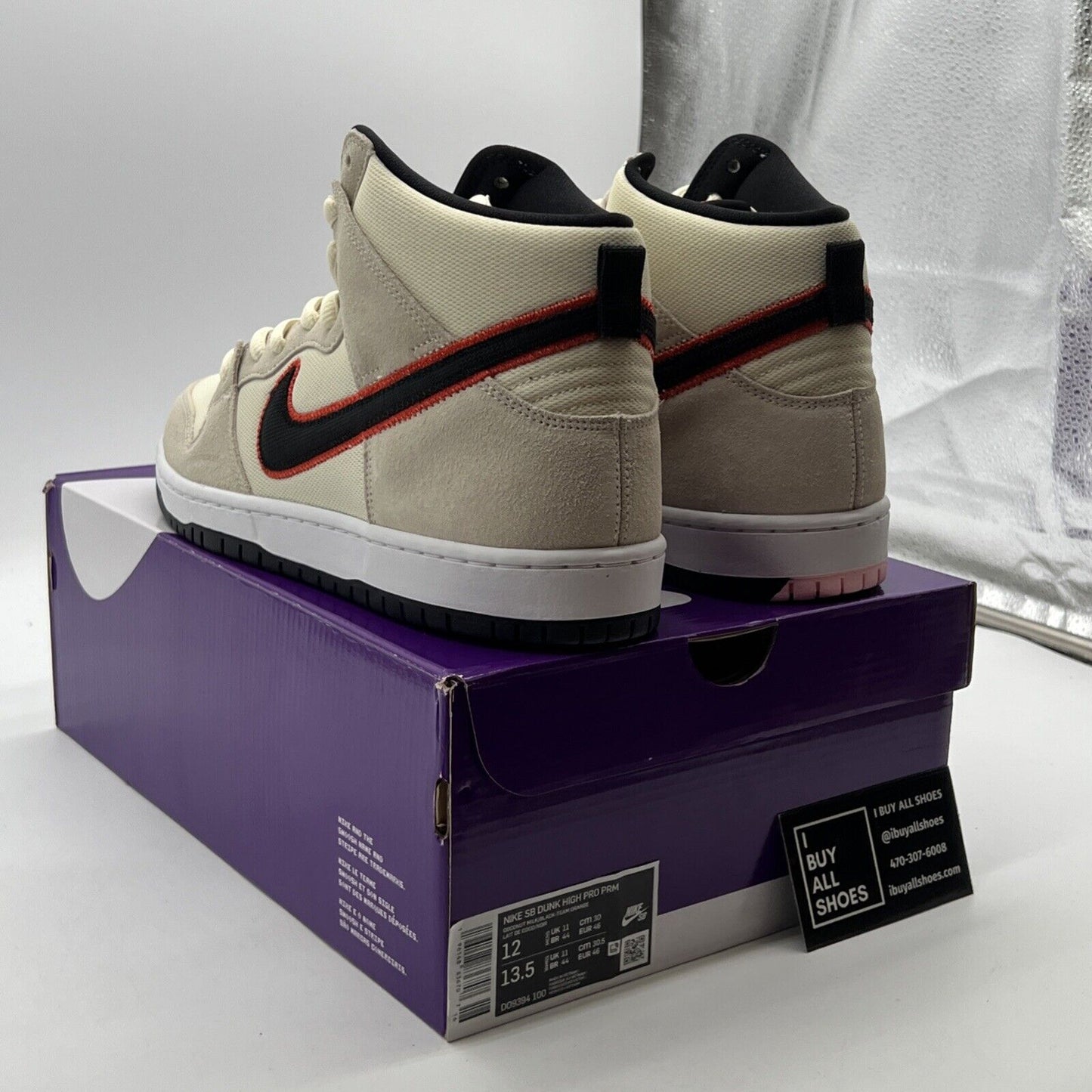 Size 12 - Nike Dunk SB High San Francisco Giants (DO9394-100)