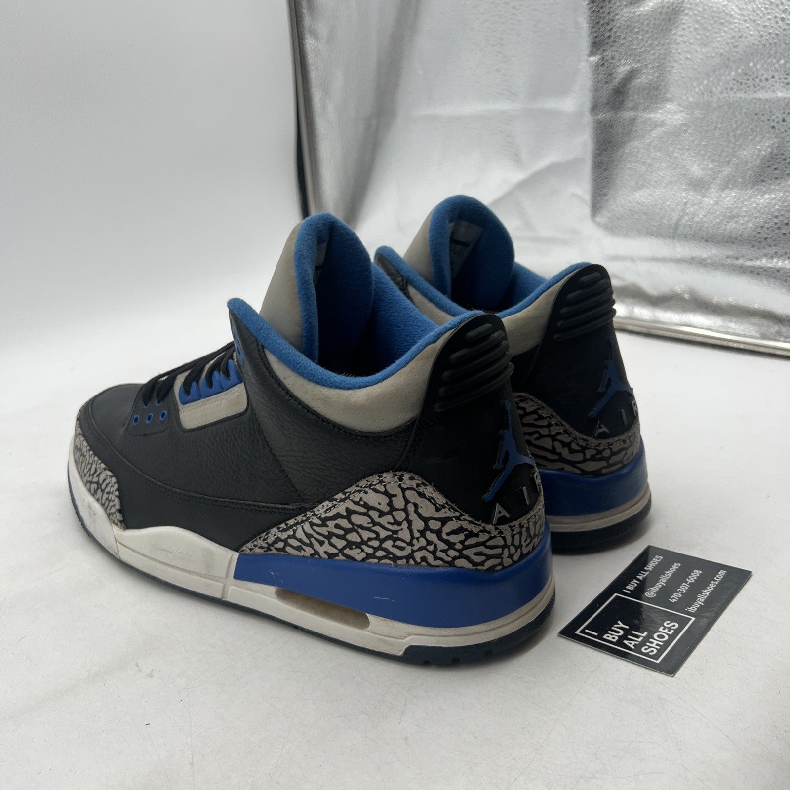 Size 13 - Air Jordan 3 Retro Sport Blue (136064-007)